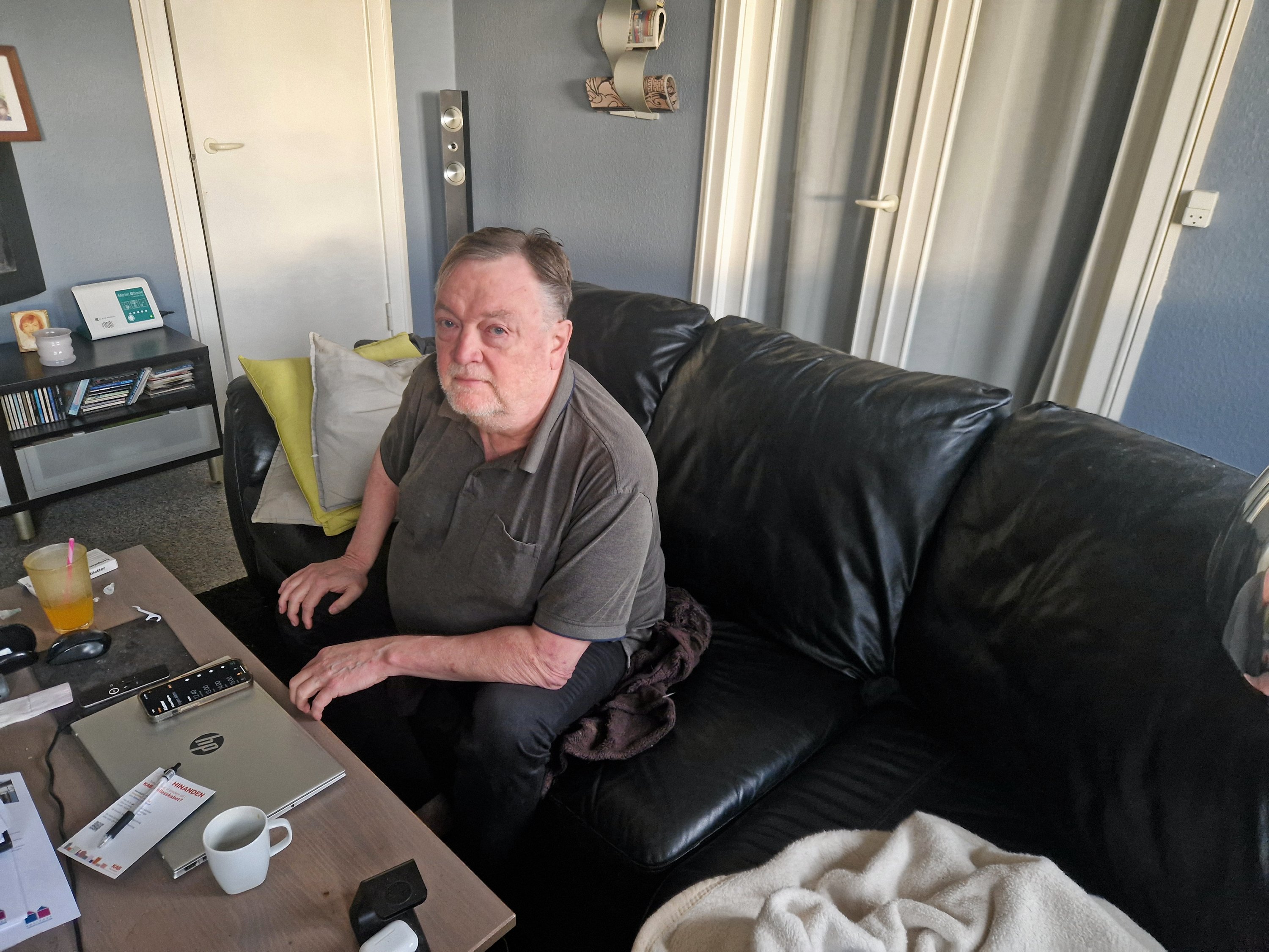 Beboerformand Kim Nielsen er rystet over det tilbud, beboerne fik fra ejendomsselskabet. Han frygter, at mange risikerer at gå fra hus og hjem.