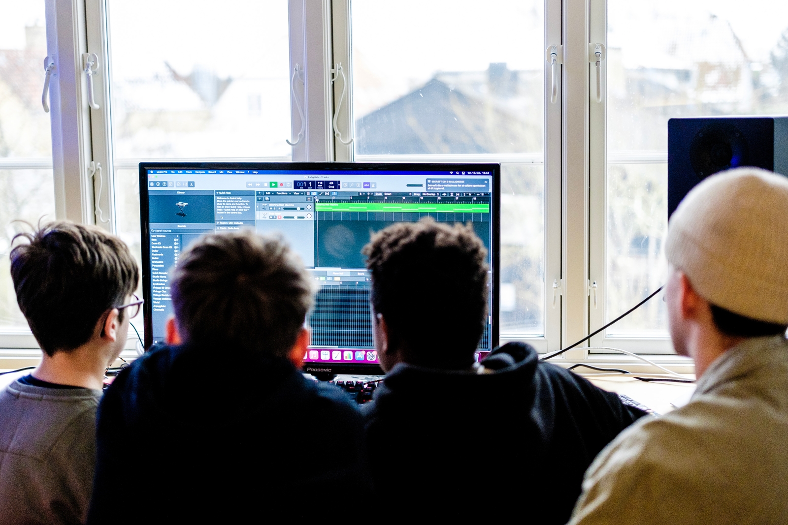 Fire venner fra Rødovre Skole er vindere af dette års MGP. - Robert Hendel Fire venner fra Rødovre Skole er vindere af dette års MGP.
