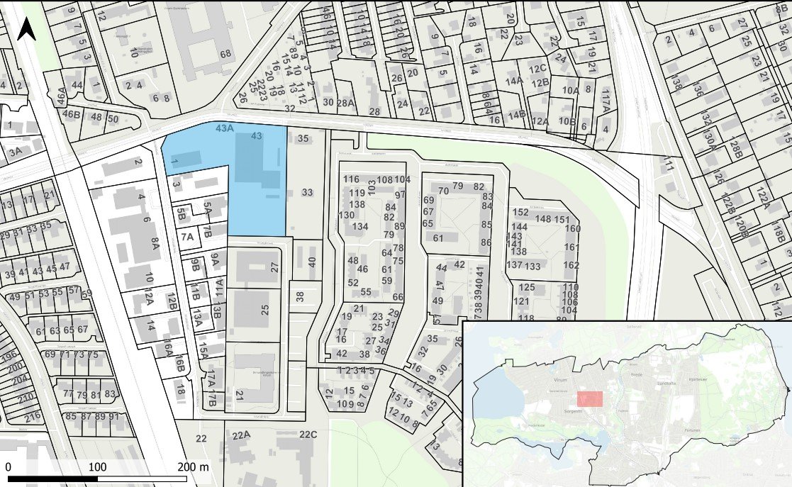 I dette område ønskes et geotermisk anlæg placeret. Innargi og ATP forhandler så vidt vides fortsat om et køb af den såkaldte TDC-grund (Virumvej 43).