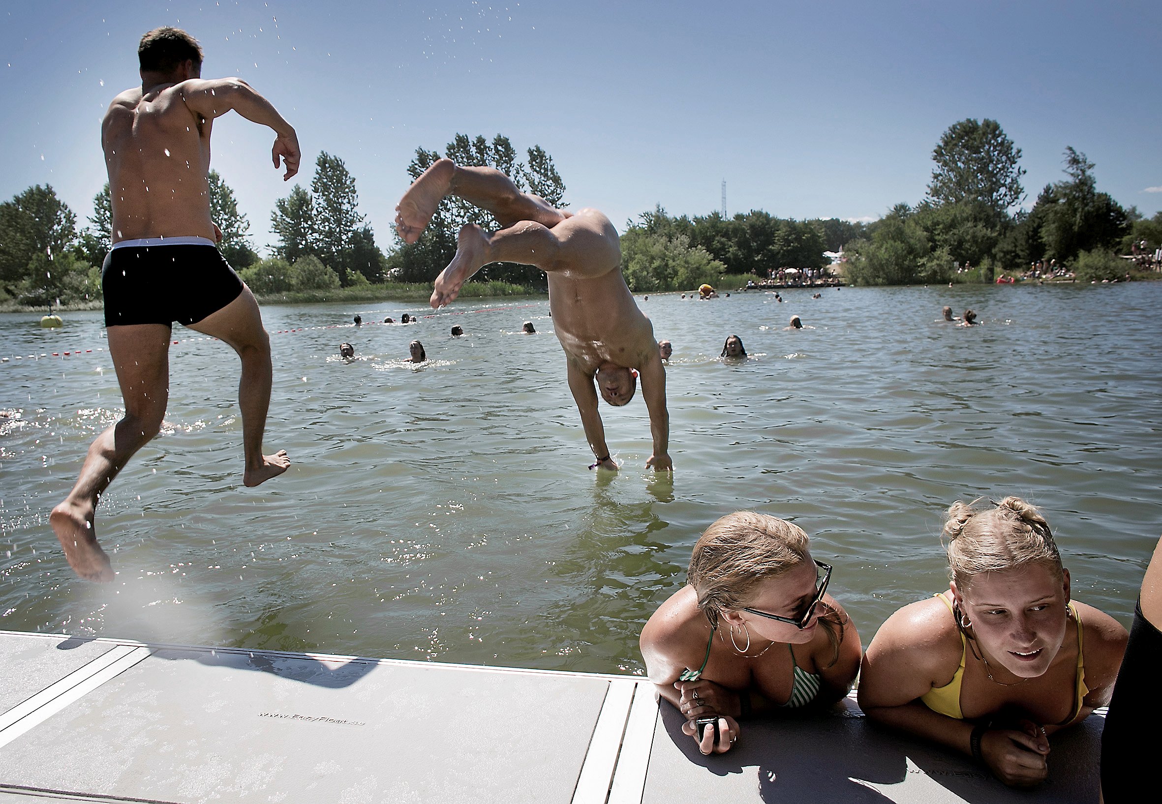 Badesøen vil også være åben på Roskilde Festival i år.