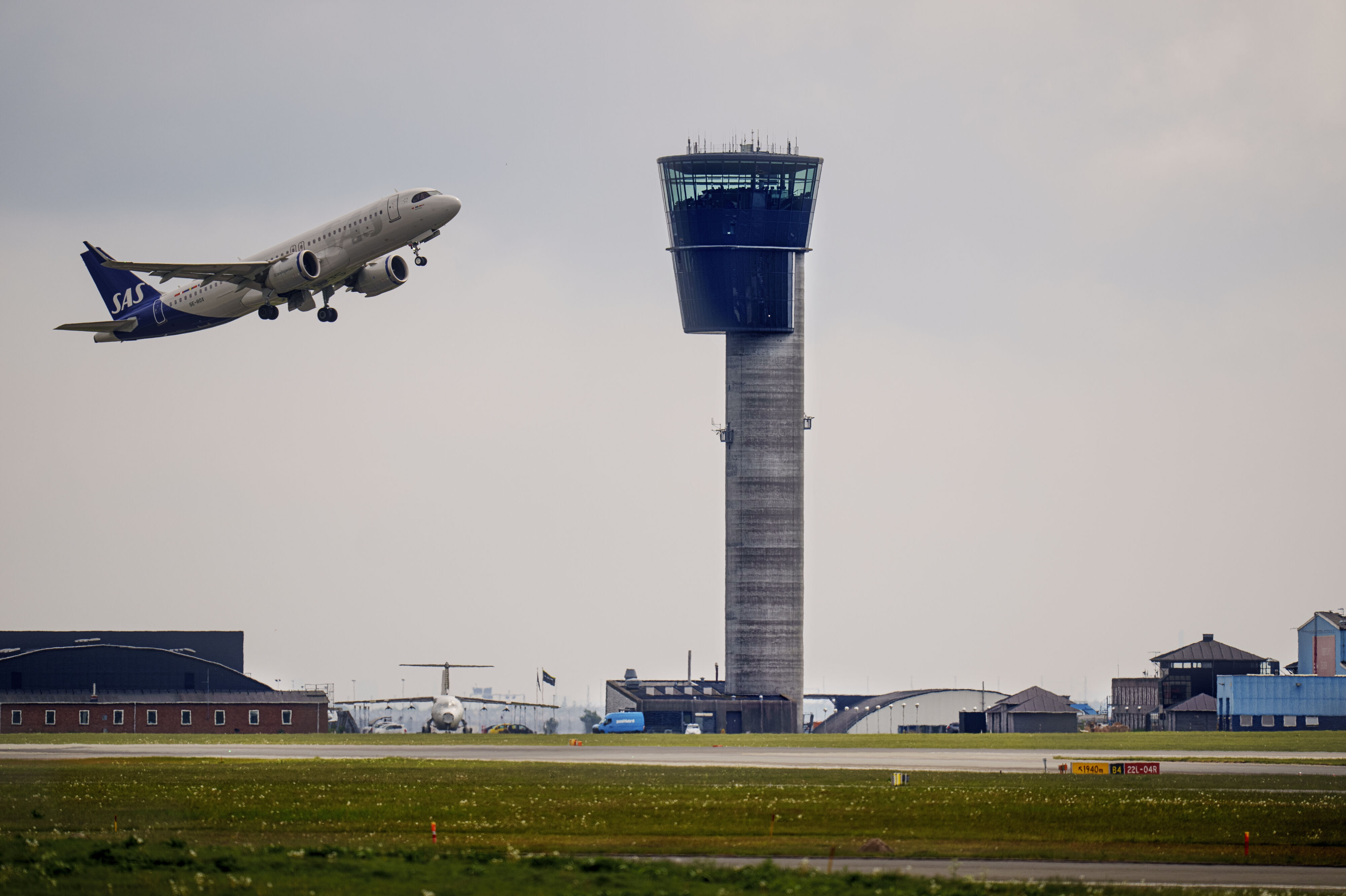 Flere SAS-afgange til Tyskland er aflyst mandag på grund af strejker i tyske lufthavne. (Arkivfoto).