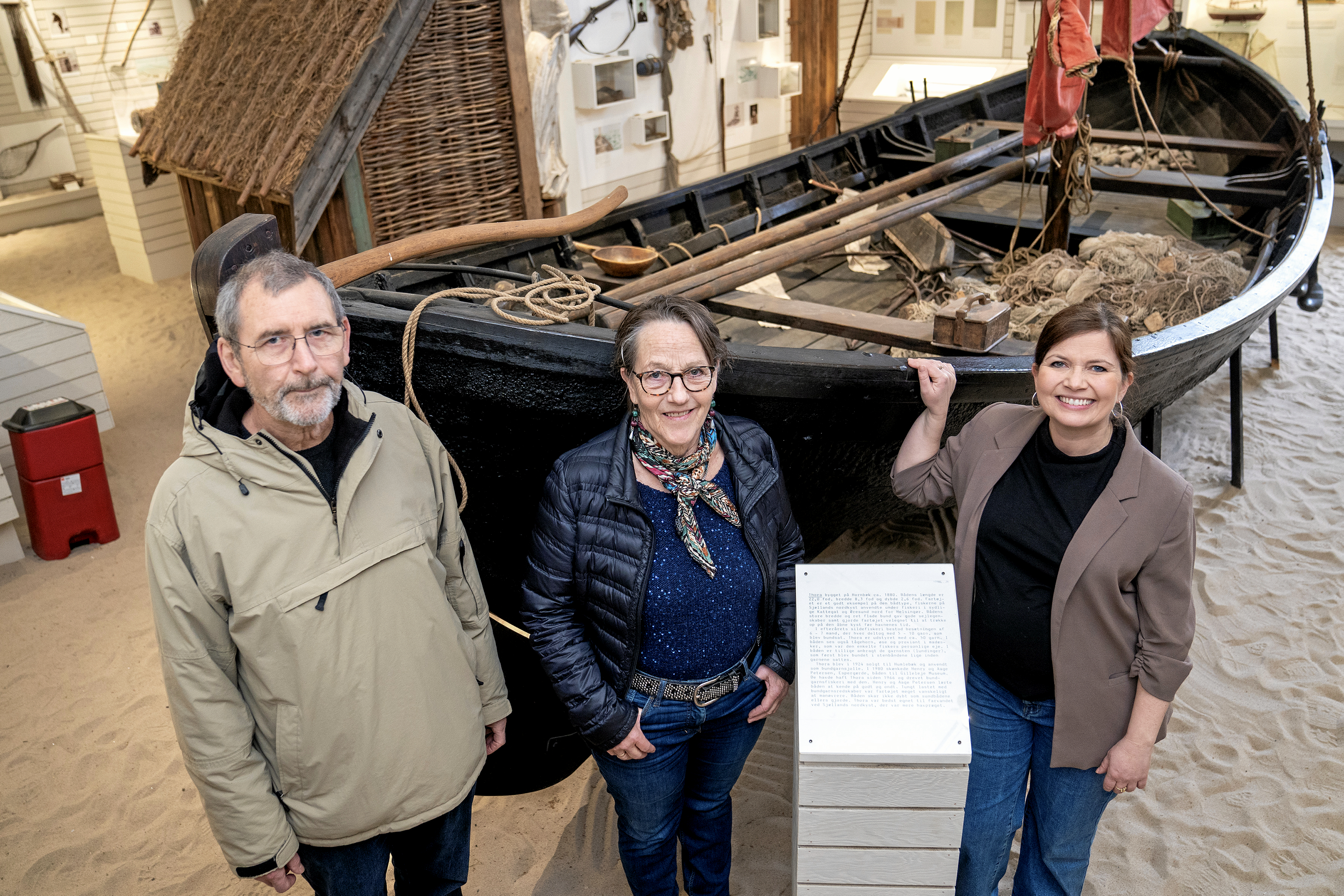 Hafsteinn Sigurdsson, Pia Foght og Julie Bouchet håber på i fremtiden at kunne byde velkommen i helt nye rammer i Gilleleje.