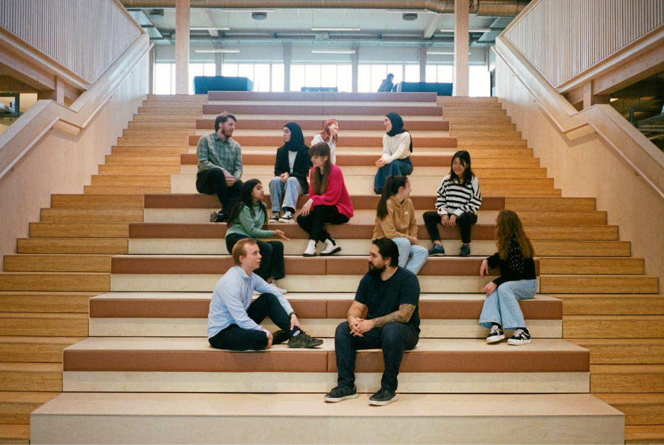 Flere uddannelser i byer som Slagelse, Kalundborg, Roskilde, Køge og Fredensborg kræver ret høje karaktergennemsnit som adgangsbillet. Billedet her er fra Professionshøjskolen Absalon i Kalundborg.