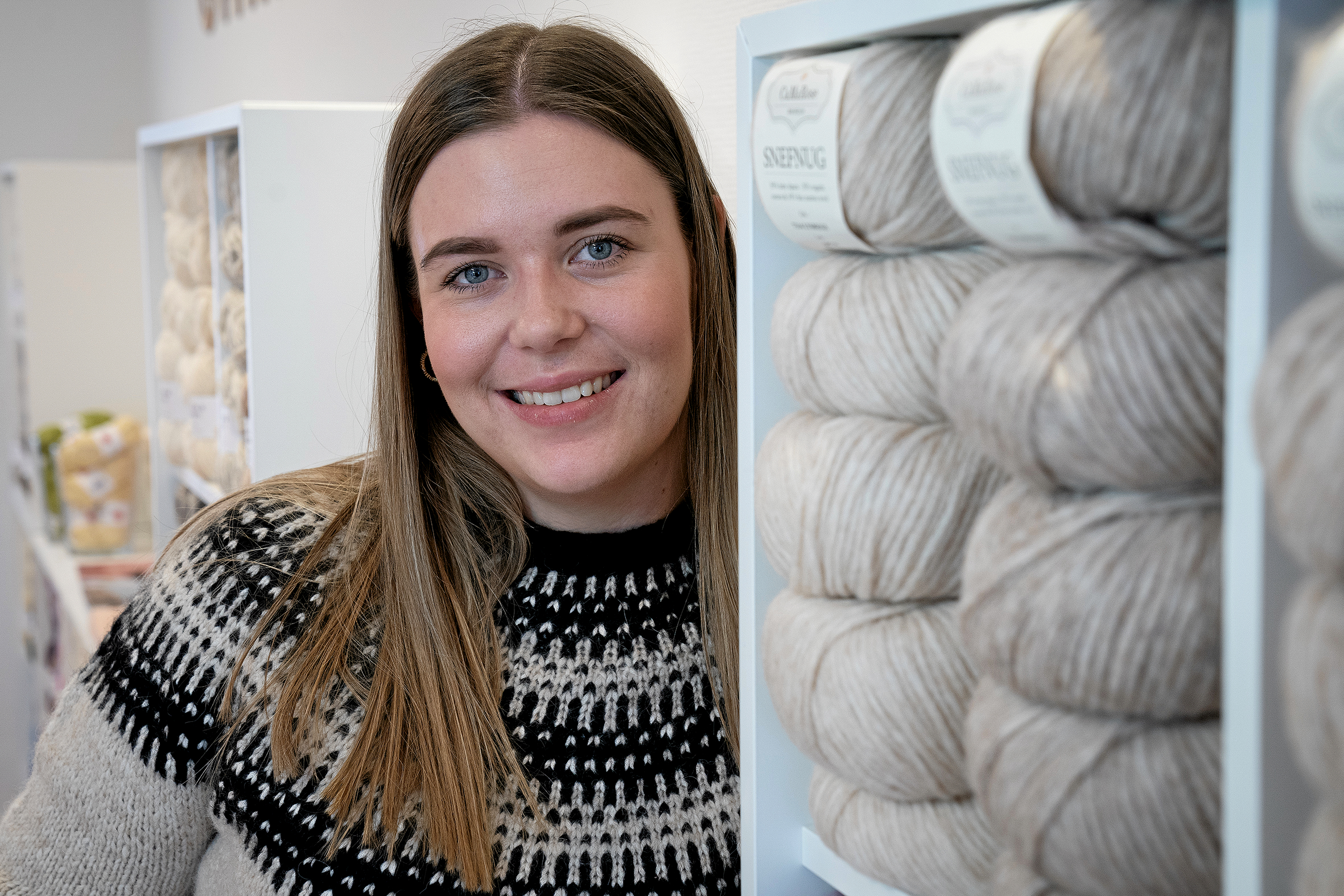 Caroline Mouritzen er klar til at realisere drømmen om en garnbutik.