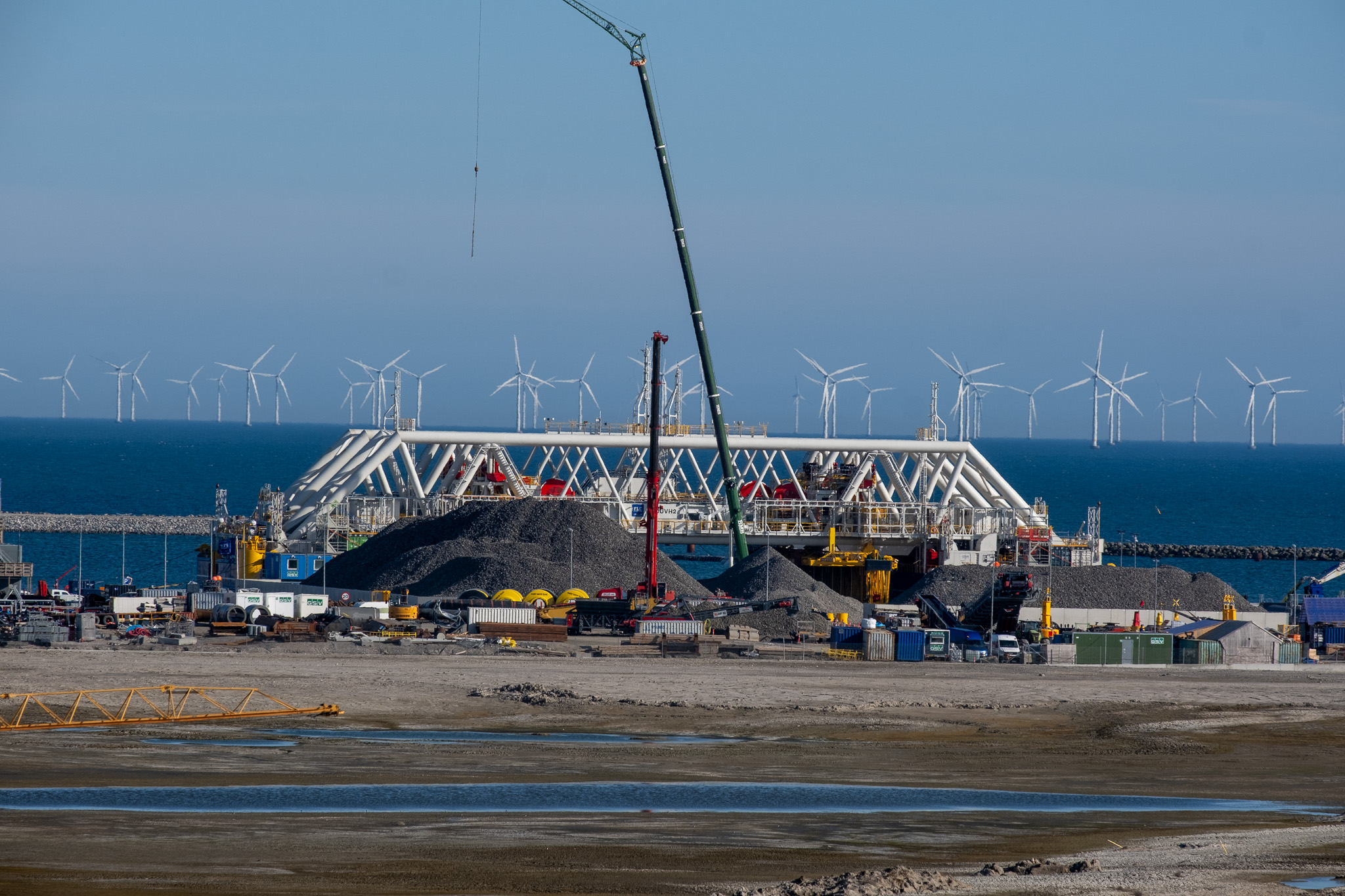 Sådan så byggeriet af Femern Bælt-forbindelsen ud tilbage i foråret 2025