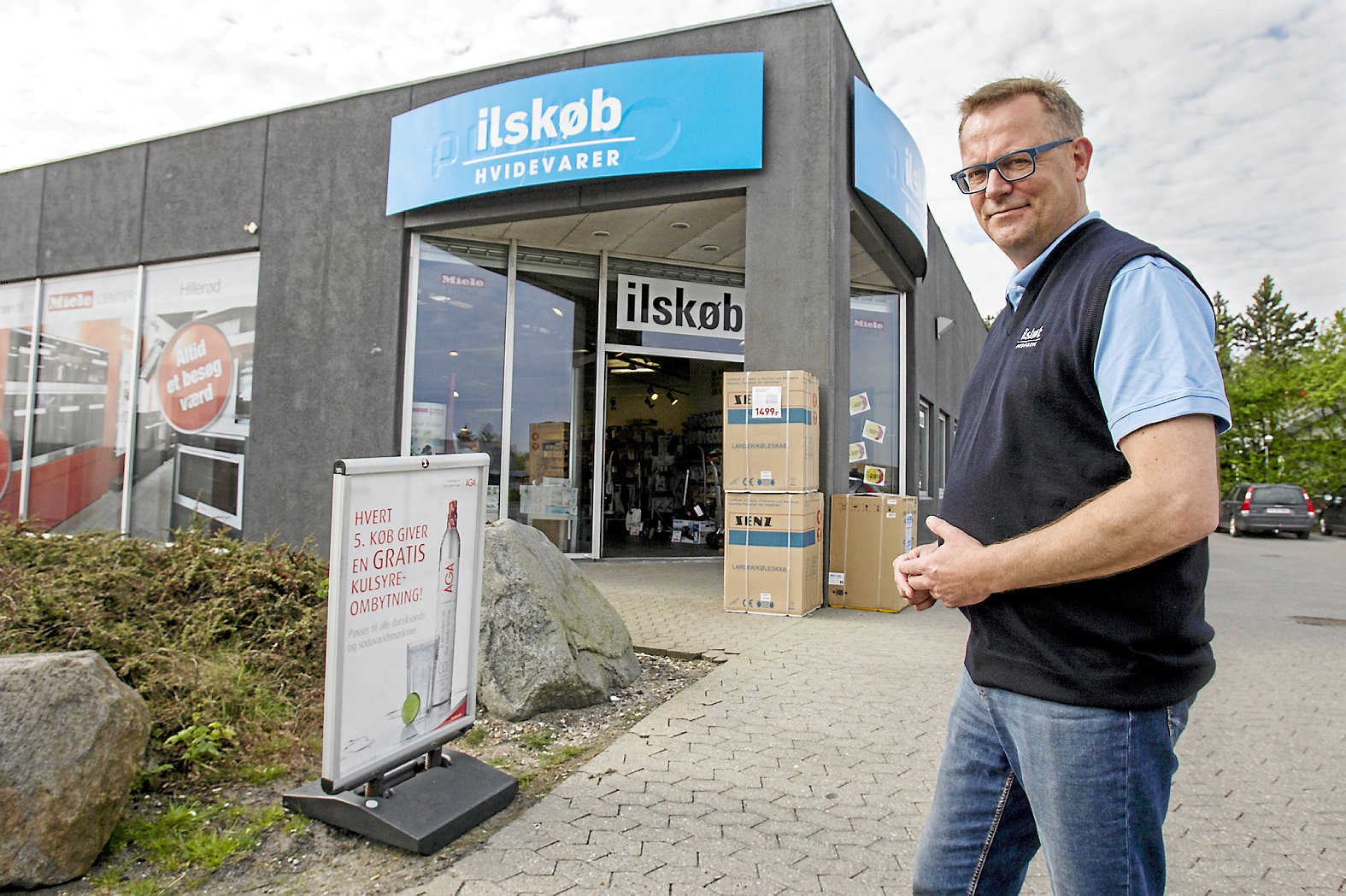 Butiksindehaver Lars Kruse Hansens far stiftede Ilskøb for 65 år siden.