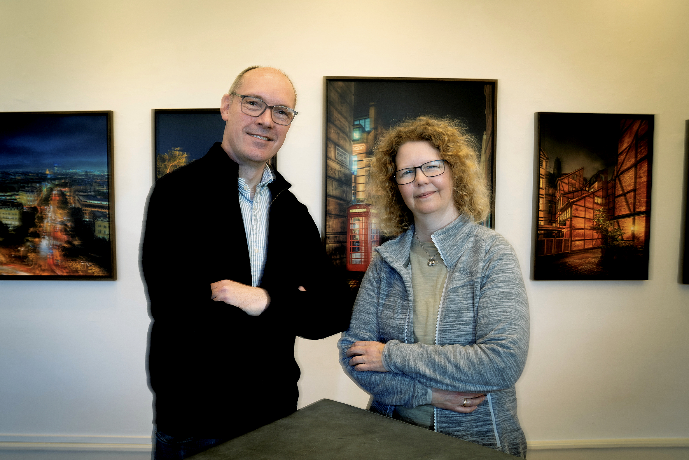 Ægteparret Jacob Surland og Karen Vesterager fra Roskilde udvisker grænsen mellem foto og maleri.