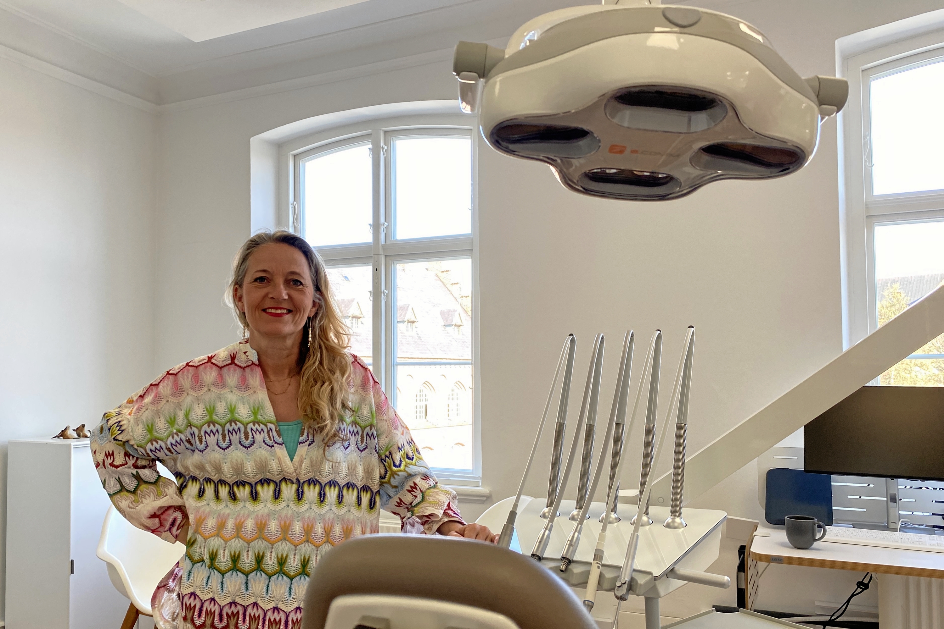 Camilla Amtoft har fået klinik i terapifællesskabet TerapiLab og har udsigt til Stændertorvet. - Lars Ahn Pedersen Camilla Amtoft har fået klinik i terapifællesskabet TerapiLab og har udsigt til Stændertorvet.