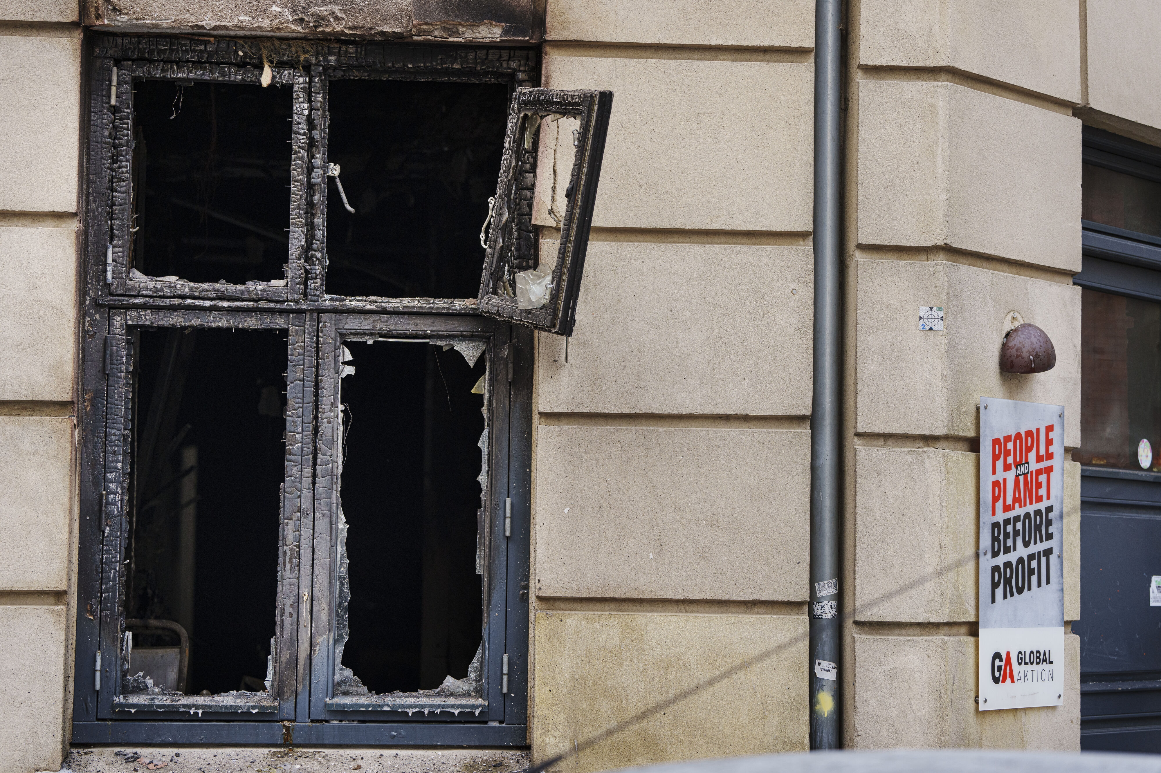 I januar blev der sat ild til ejendom i Wesselsgade på Nørrebro i København. Lokalerne husede organisationen Global Aktion. (Arkivfoto).