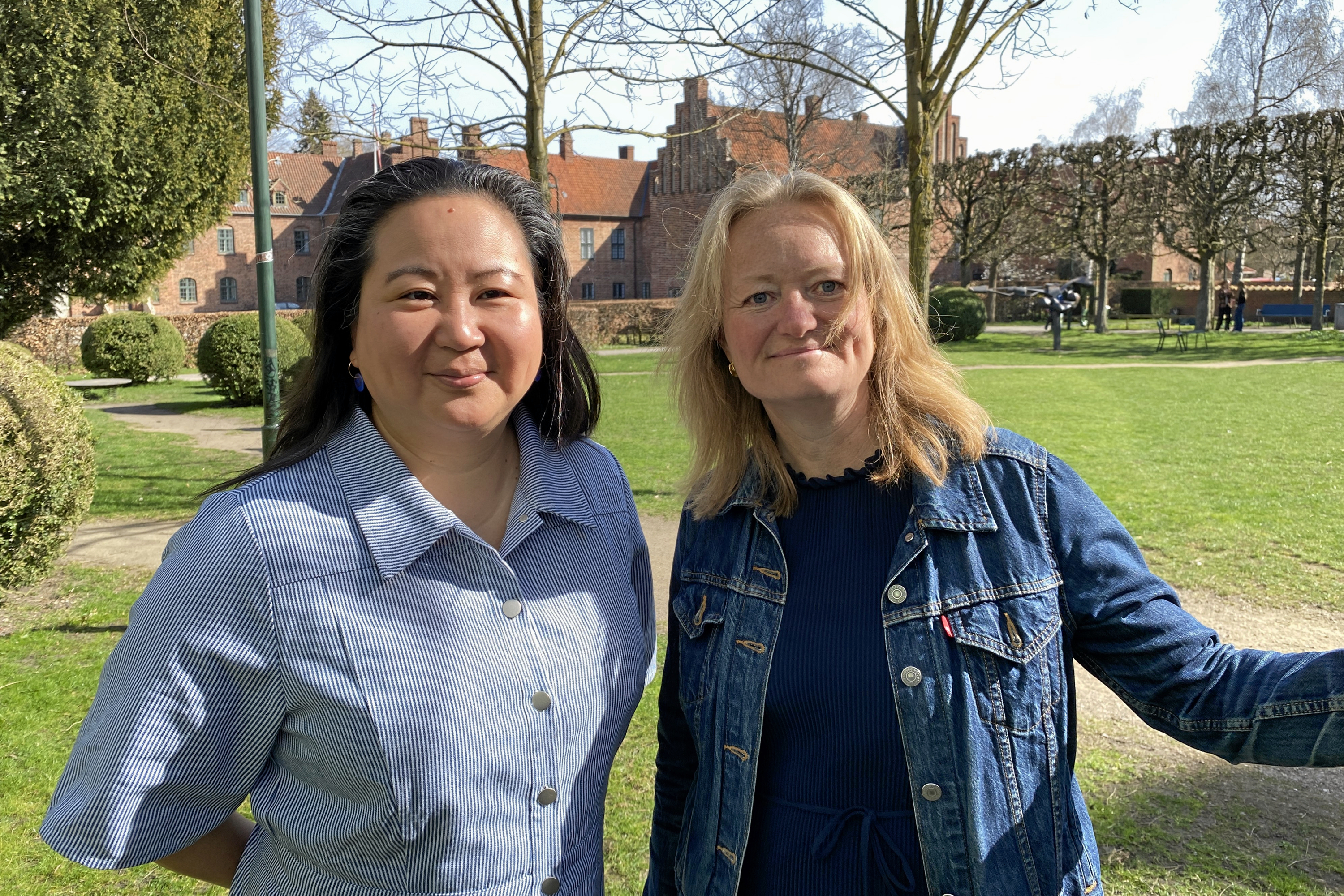 Anne Fabricius Murmann (tv) og Trine Borre, byrådsmedlemmer, Lokallisten Roskilde, tidligere Konservative.