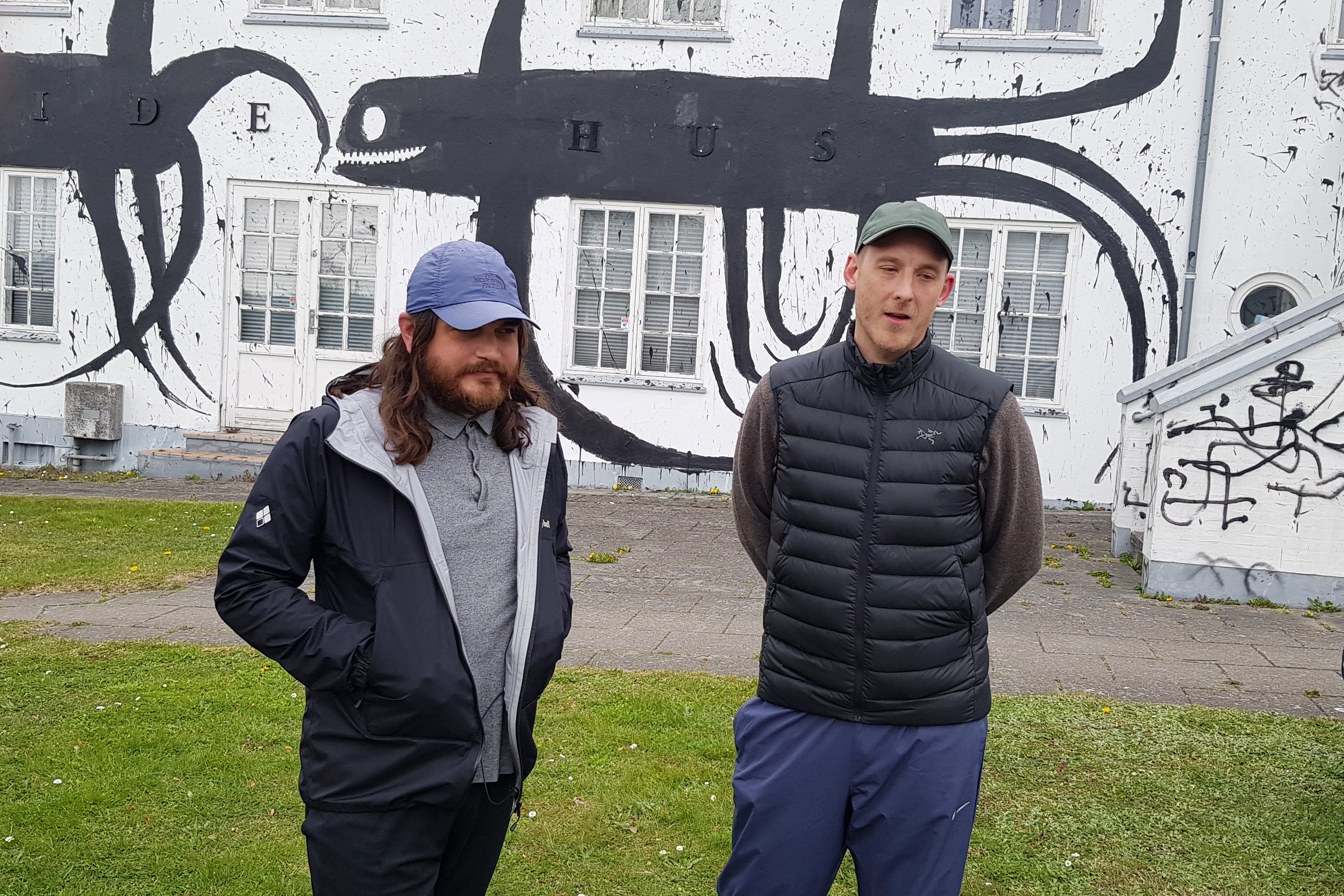 Casper Aguila og Frederik Næblerød står bag udsmykning af Odsherreds Kunstmuseum.