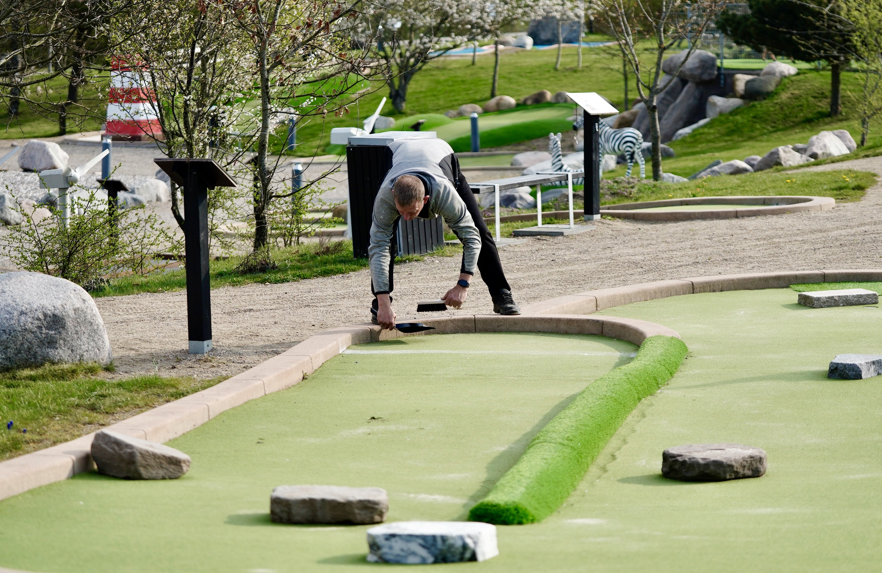 Minigolfparken i Højby og dens nabo har igen været i centrum.