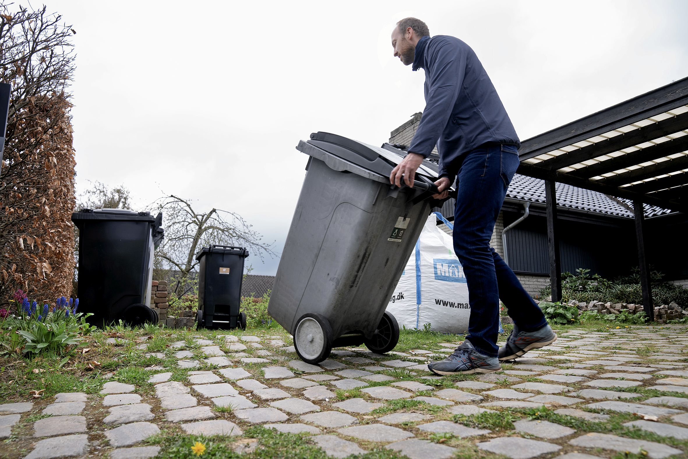 Der bliver ikke afhentet affald som normalt i julen og nytåret.
