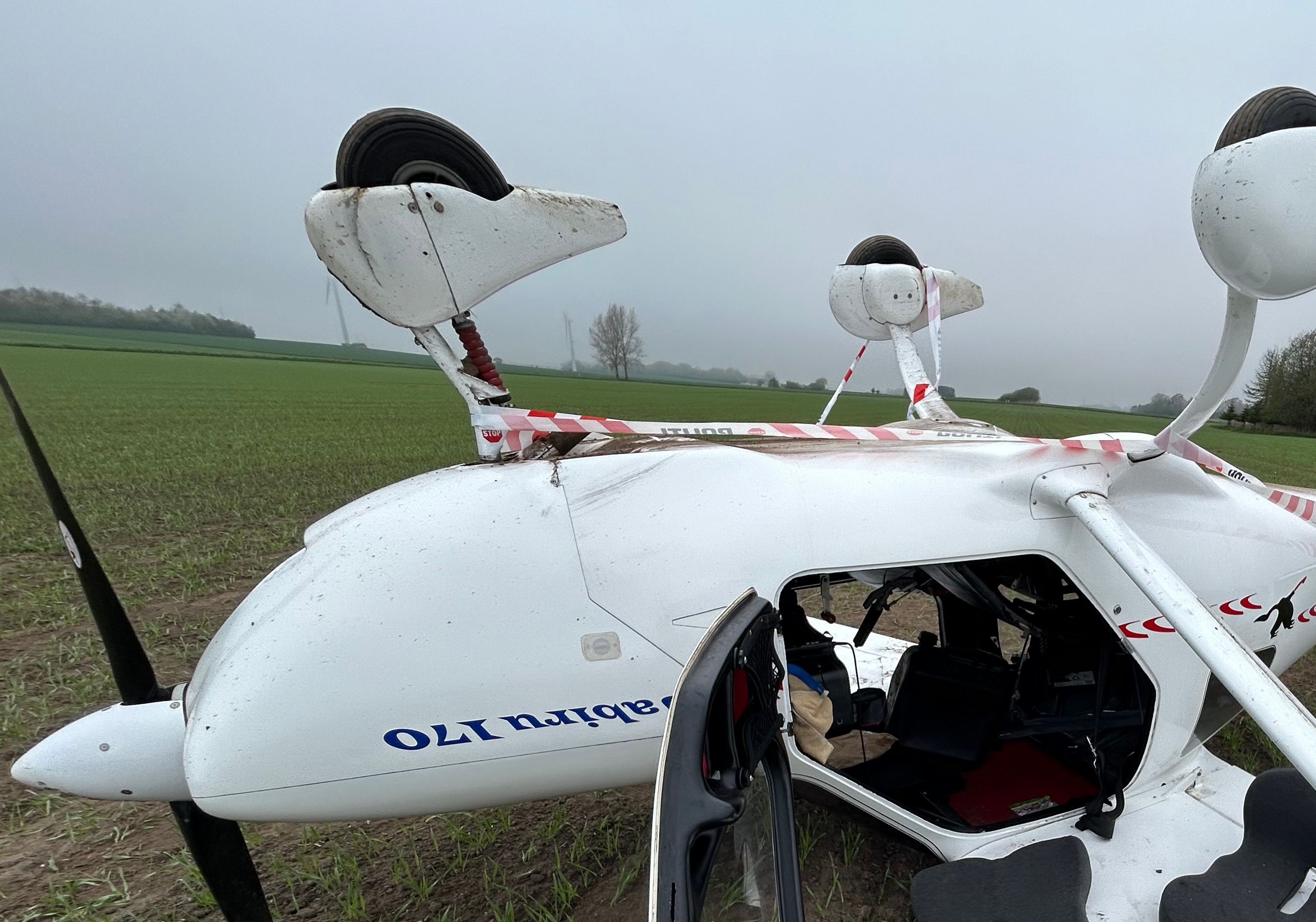 Piloten er heldigvis uskadt - Kasper Frank Piloten er heldigvis uskadt