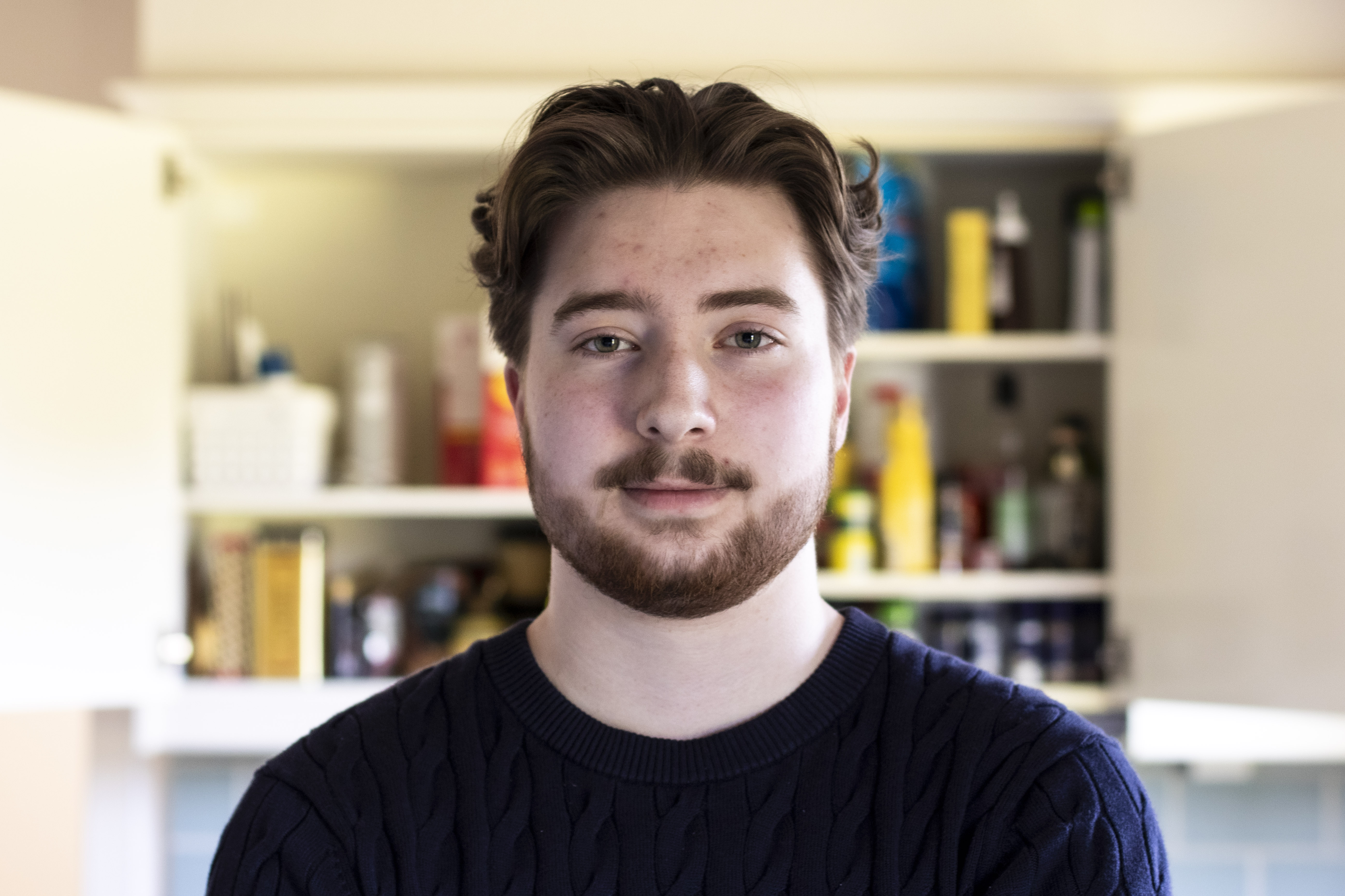 Jakob Garly for en følelse af panik, når han stikker gaflen i noget mad, som han ikke bryder sig om.