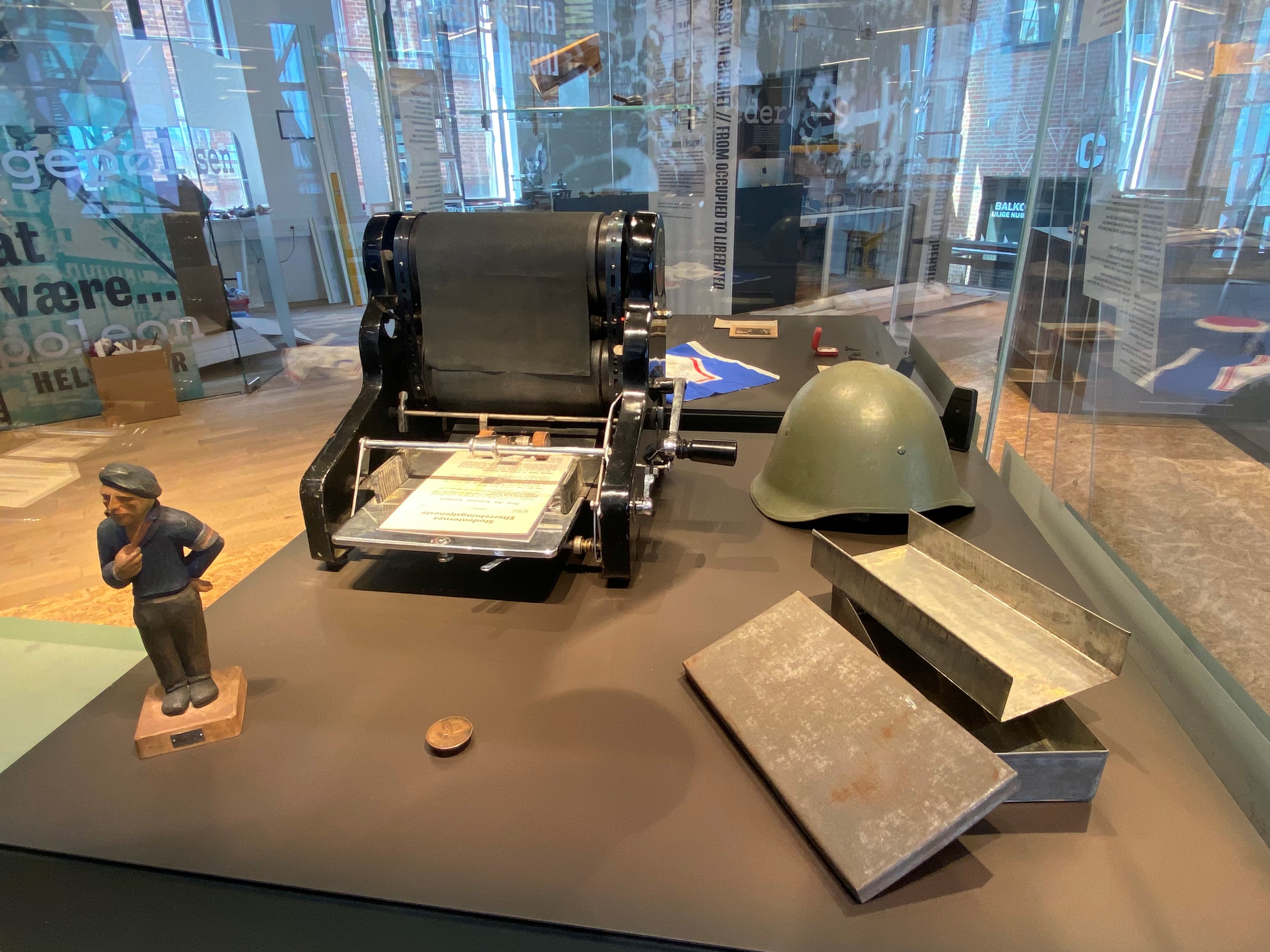 Museum Helsingørs befrielsesudstilling på Kulturværftet.