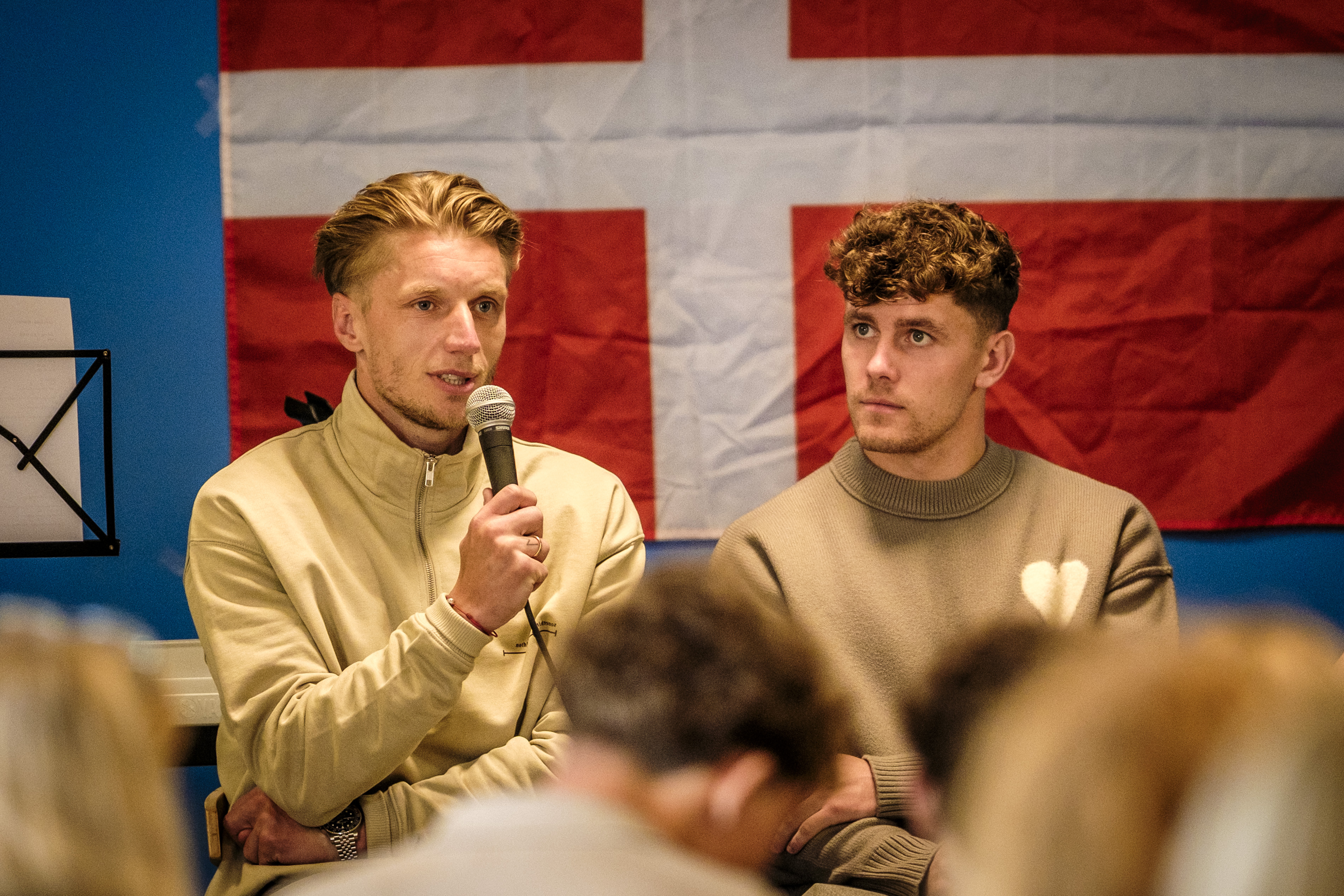 Daniel Wass og Mathias Kvistgaarden ser tilbage på skoletiden med både smil og selverkendelse.