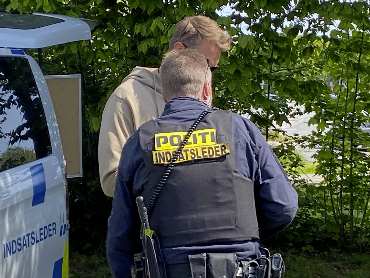 Der er heftig kommunikation omkring den afspærrede opgang og boligblok. - Henrik Førby Jensen Der er heftig kommunikation omkring den afspærrede opgang og boligblok.