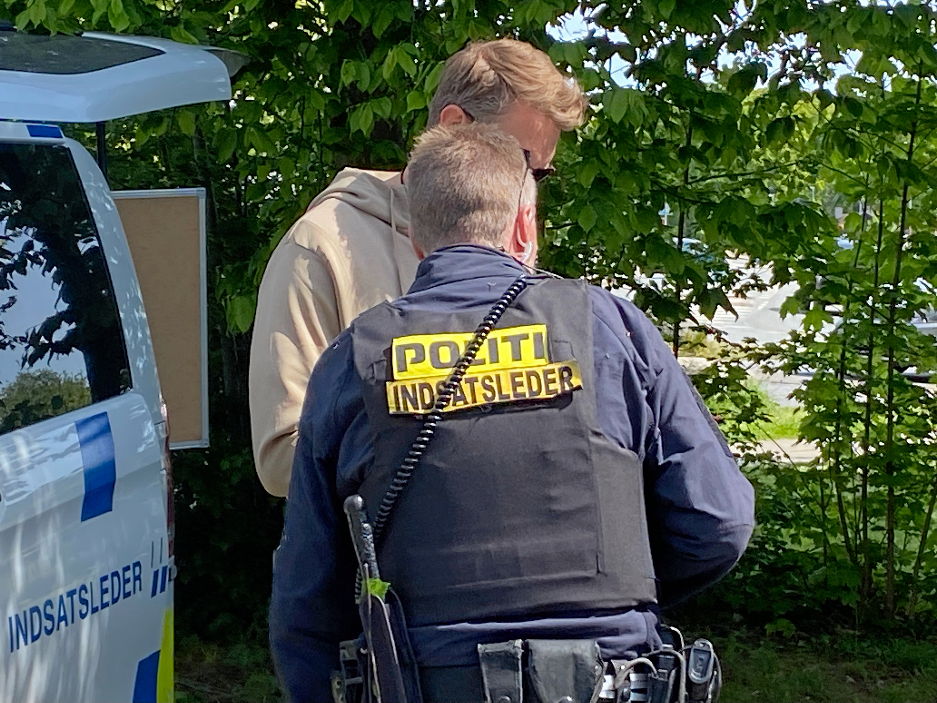 Politiet var massivt til stede i Ellemarken tirsdagen og har nu også indhentet videoovervågning fra området.
