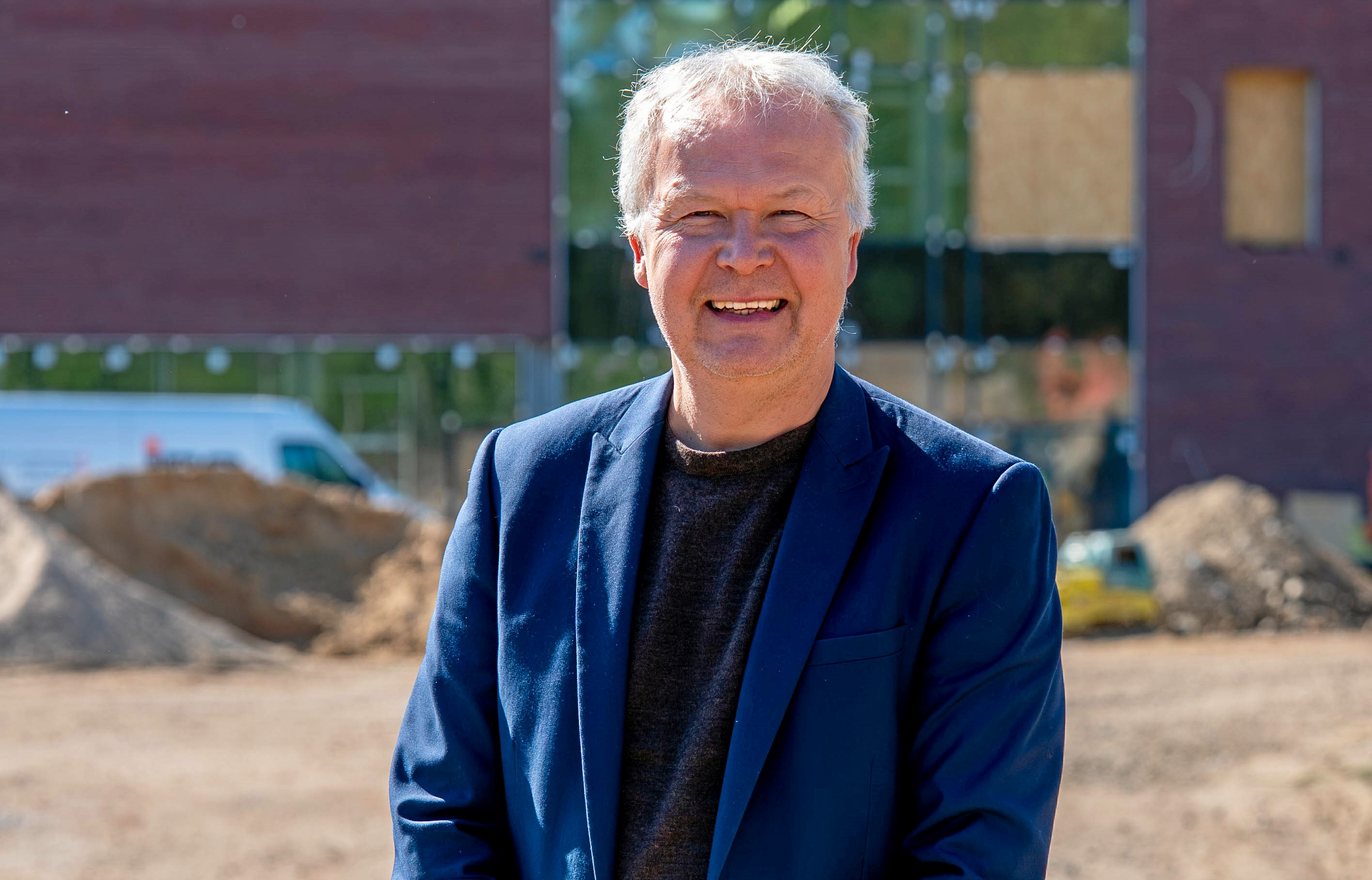 NGG-rektor Thomas Thrane bliver 50 år den 17. maj og tæller ned til den store flytning af skolen til nybyggeriet i Hørsholm.