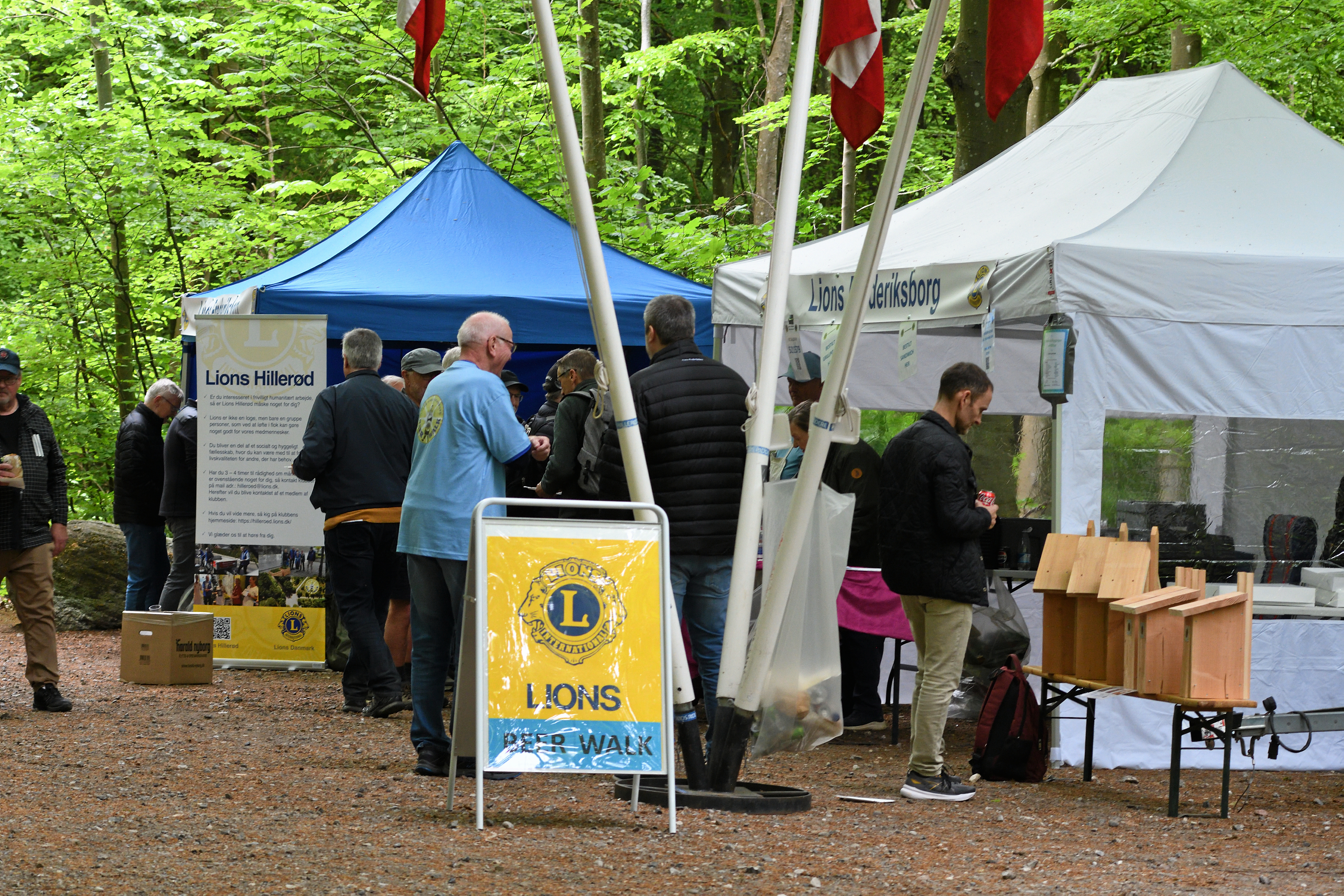 Rekordmange deltog i Lions Frederiksborgs 'Beer Walk' i Søskoven.