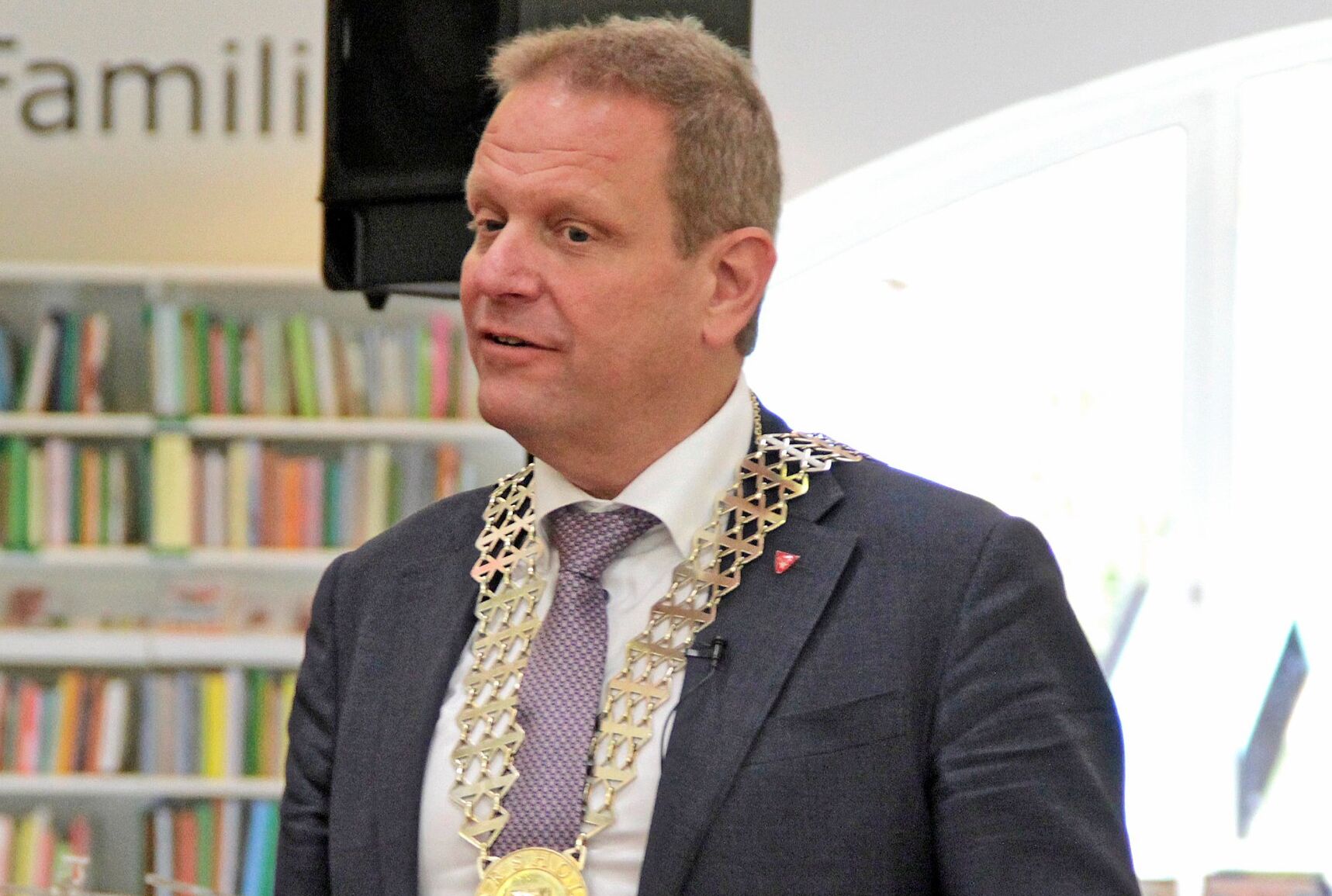 Borgmester Morten Slotved (K) siger, at der kommer nyt om en budgetaftale på torsdag den 25. september.