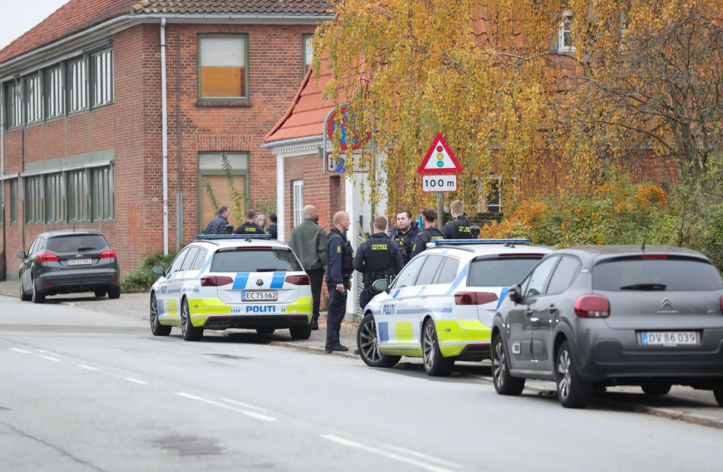 Ulykken skete under en øvelse på politiets lukkede træningsområde i Taastrup.