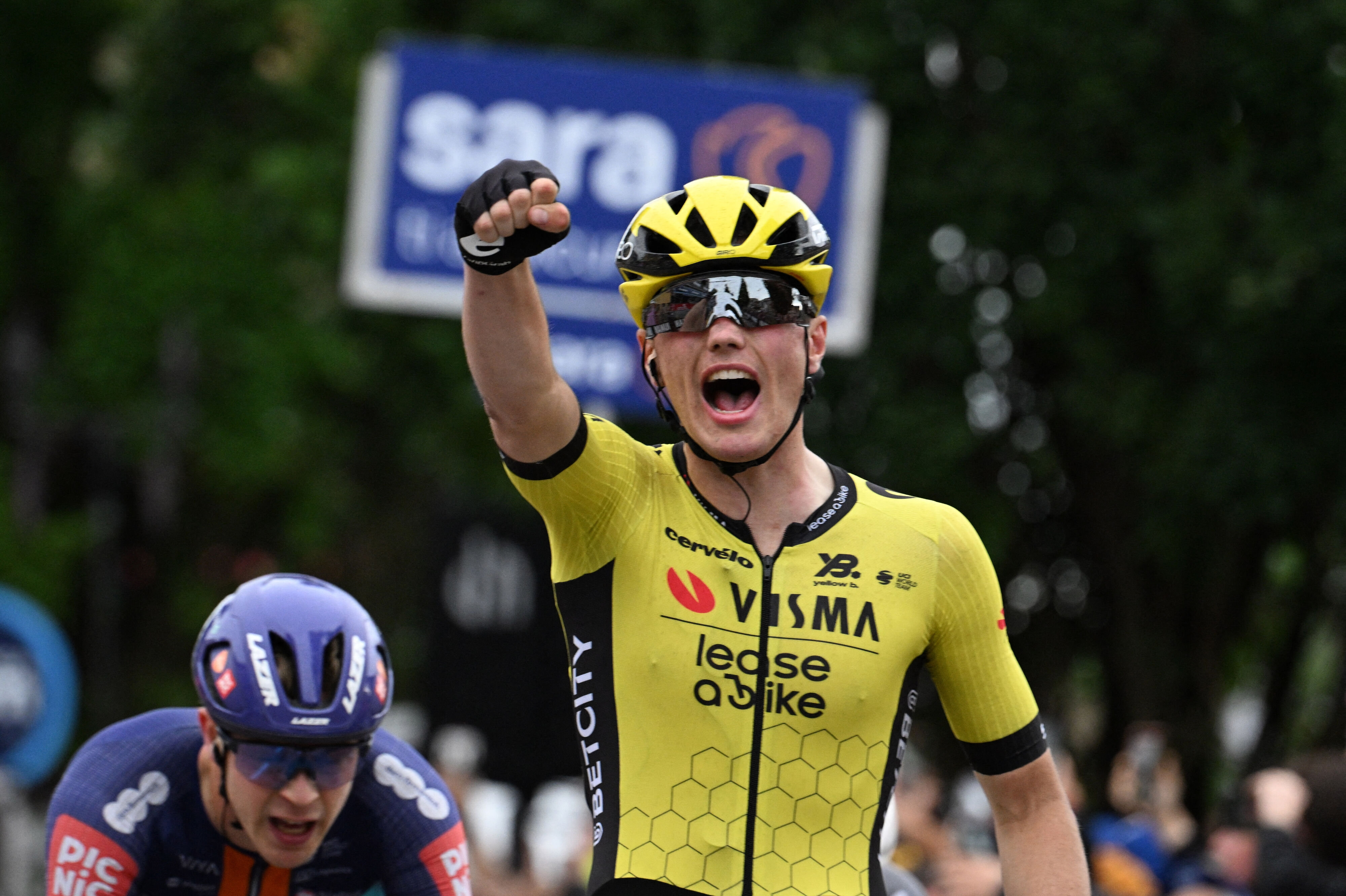 Olav Kooij sørgede for Vismas anden etapesejr i årets Giro d'Italia.