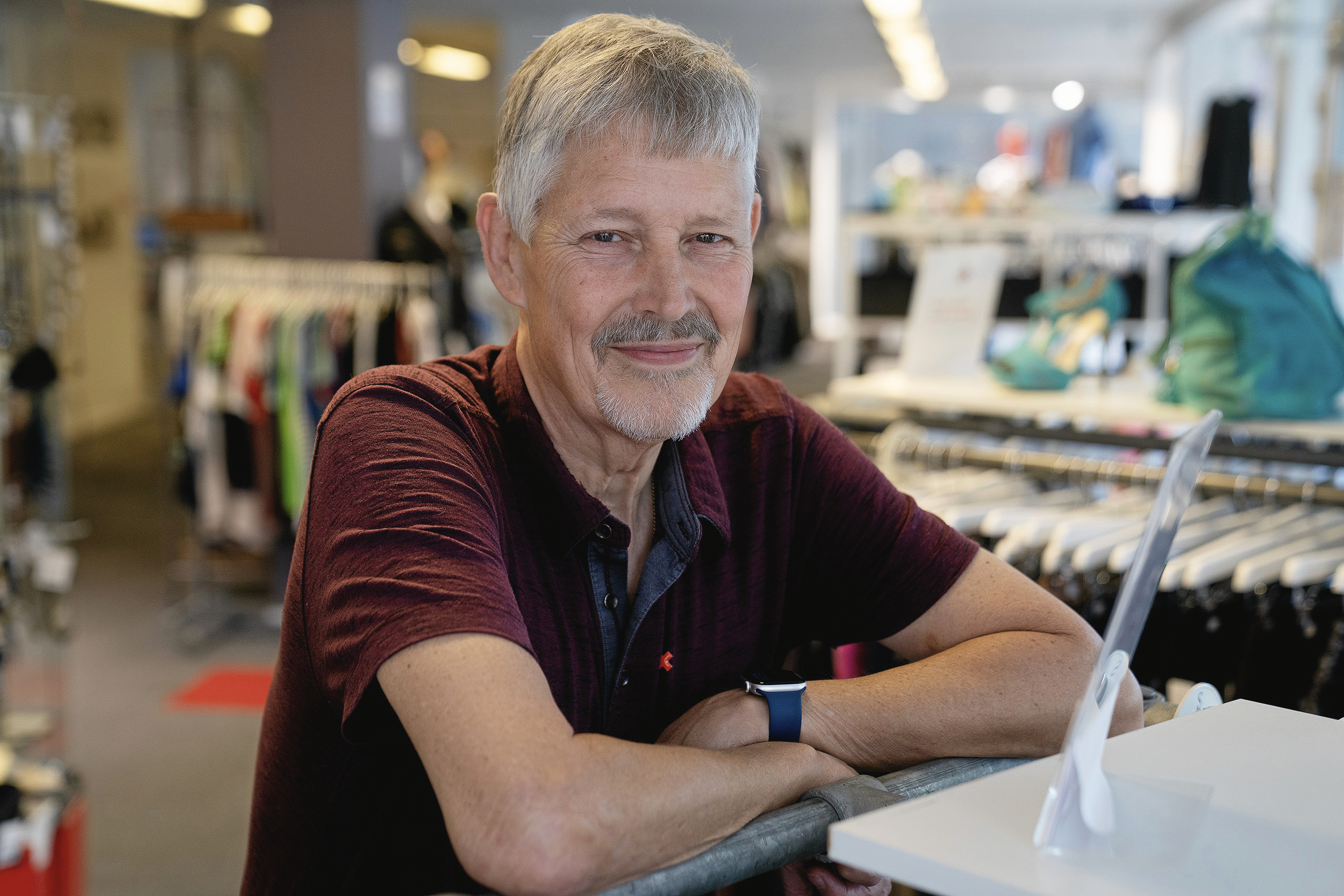 Steffen Wied er formand for Røde Kors i Ringsted. Afdelingen har haft fart på under hans ledelse.