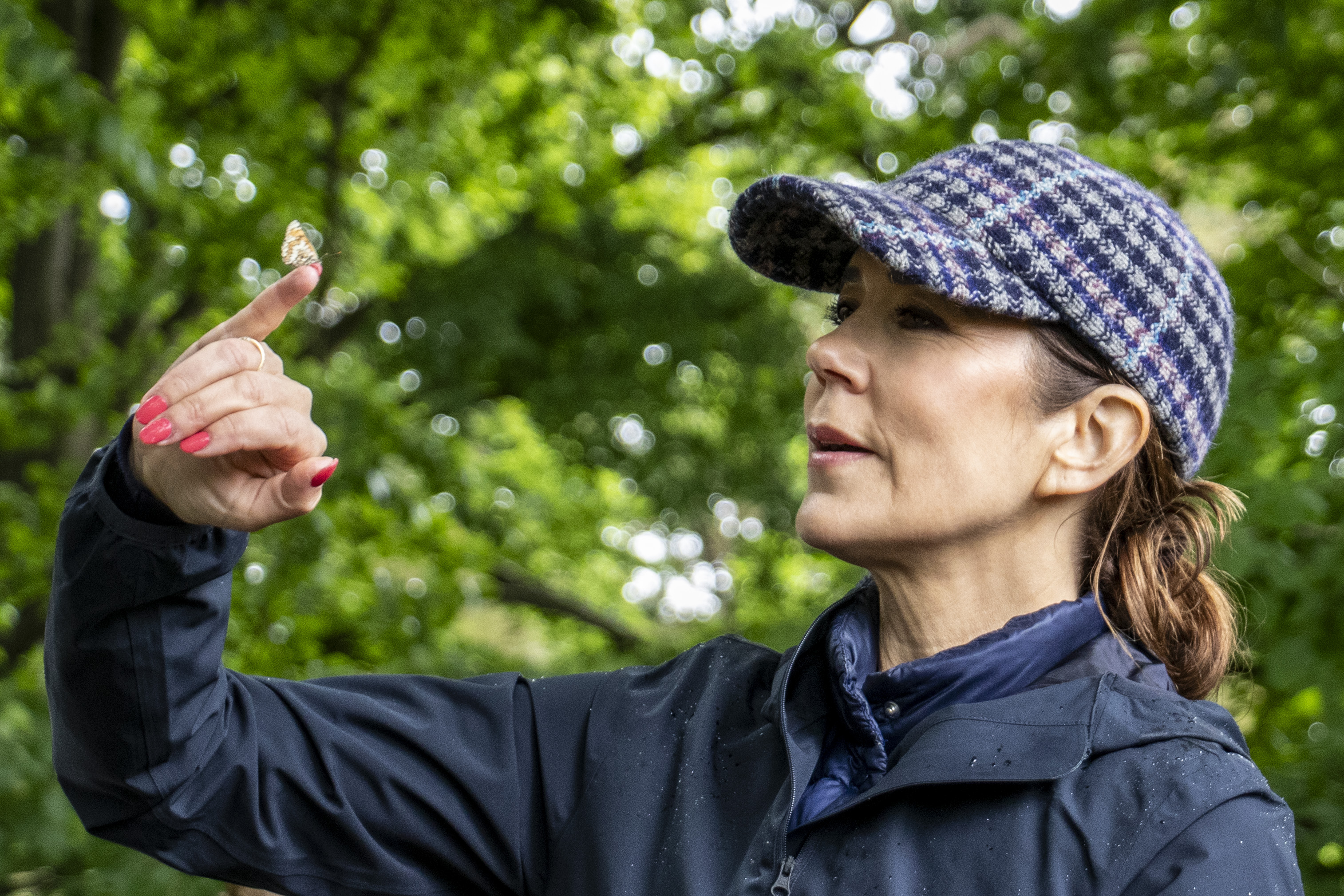 Dronning Mary er en af dem, der allerede har besøgt den vilde natur på odden.