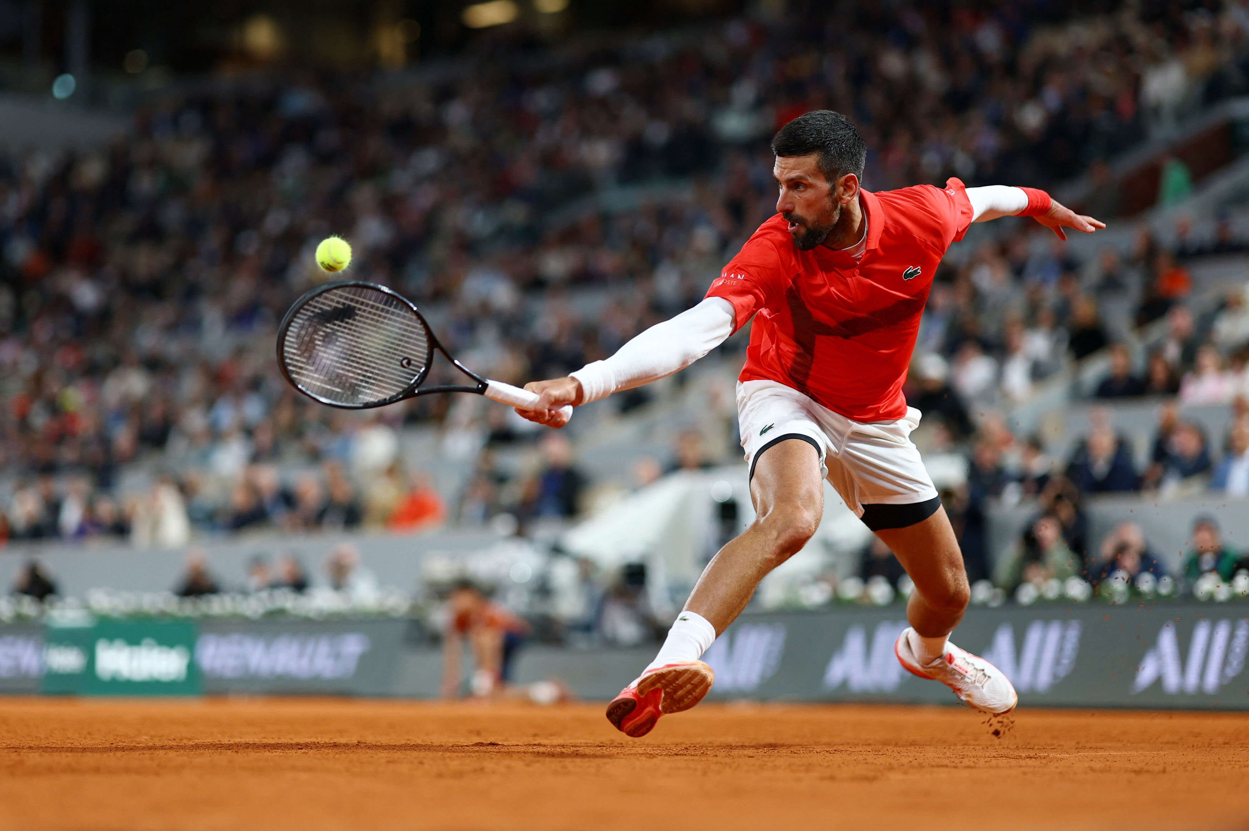 Novak Djokovic viste gode takter i første runde af French Open.