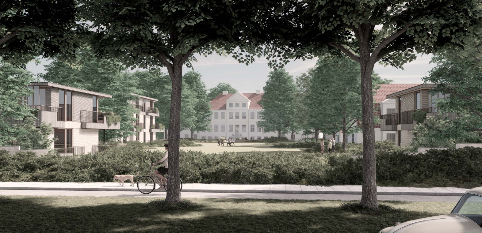 Et nyt byggeprojekt drømmer om at udvikle området ved det gamle jagtslot ved Jægersborg Allé. Men projektet har allerede i sin tidlige fase mødt stor kritik.