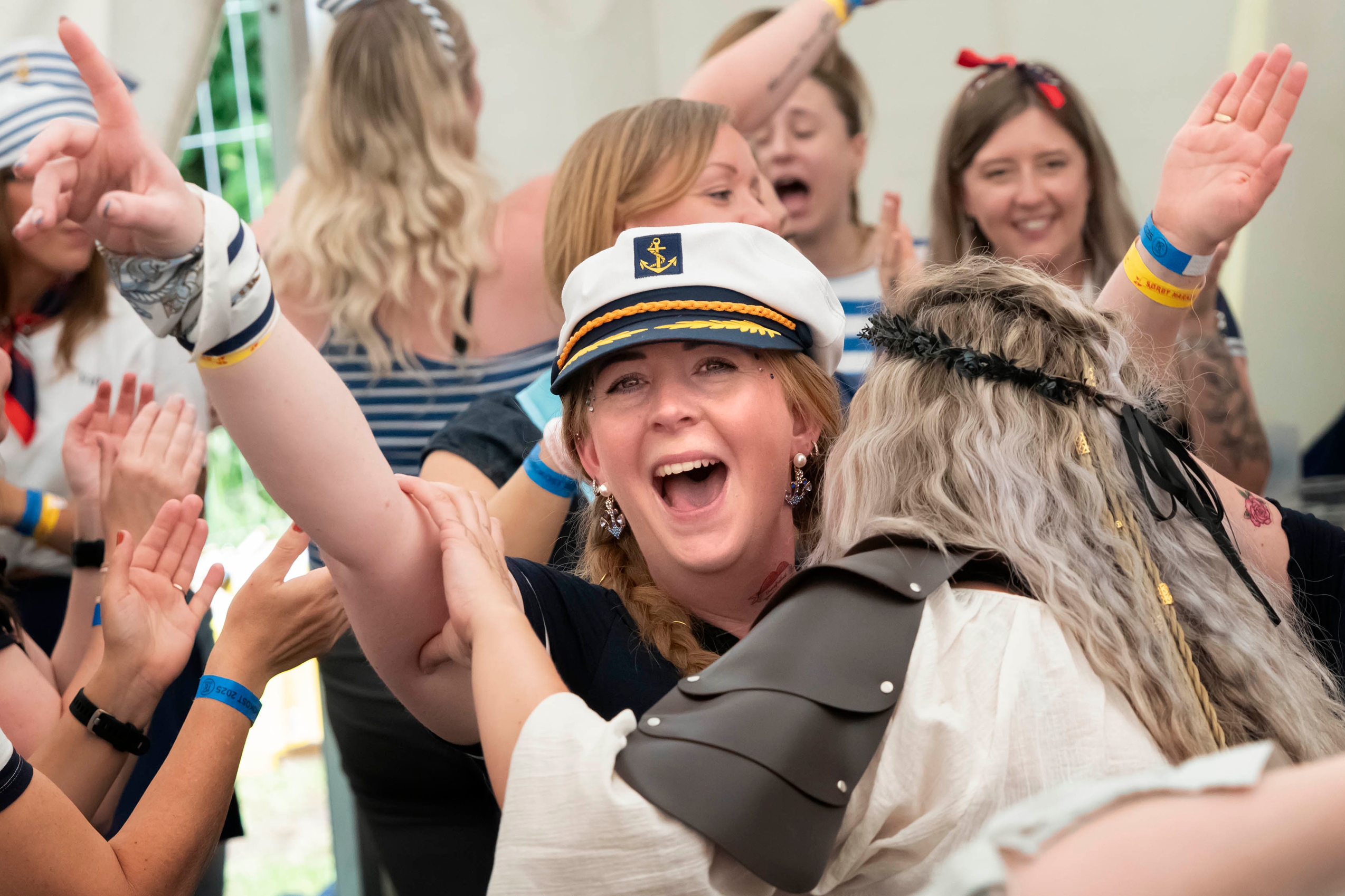 Sørby Marked inkluderede igen den traditionsrige damefrokost. - Jens Wollesen Sørby Marked inkluderede igen den traditionsrige damefrokost.