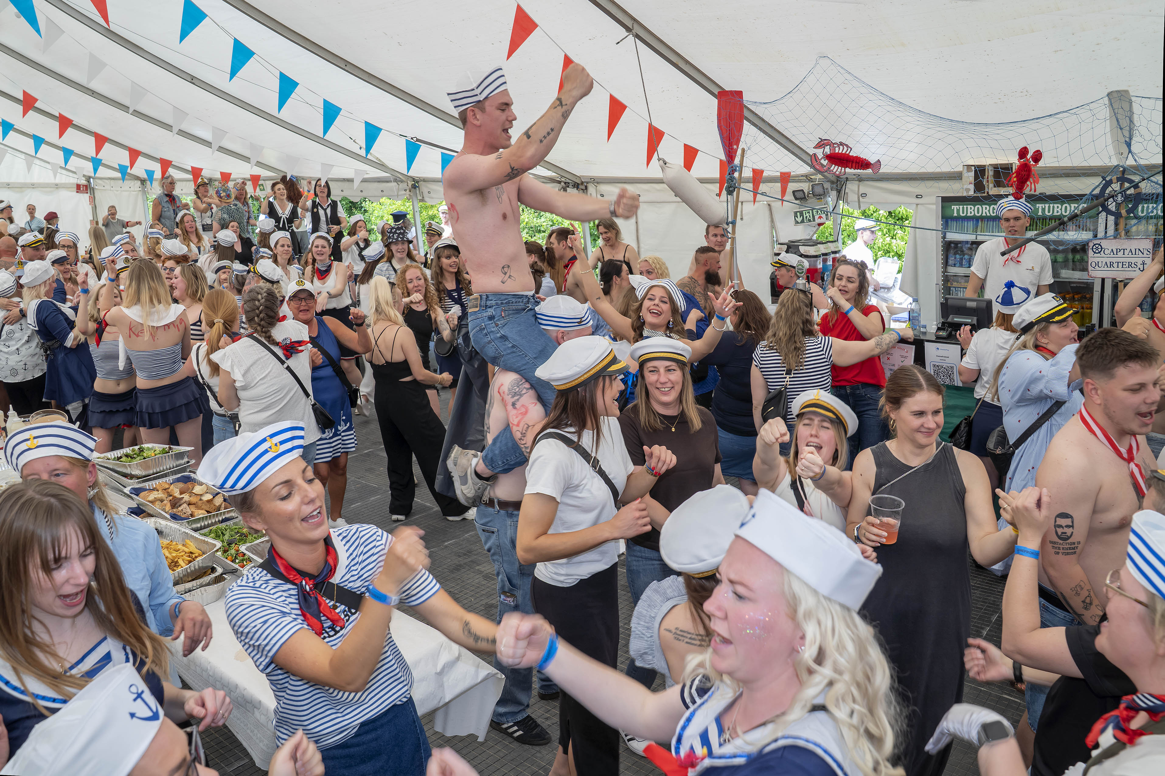 Sørby Marked inkluderede igen den traditionsrige damefrokost.