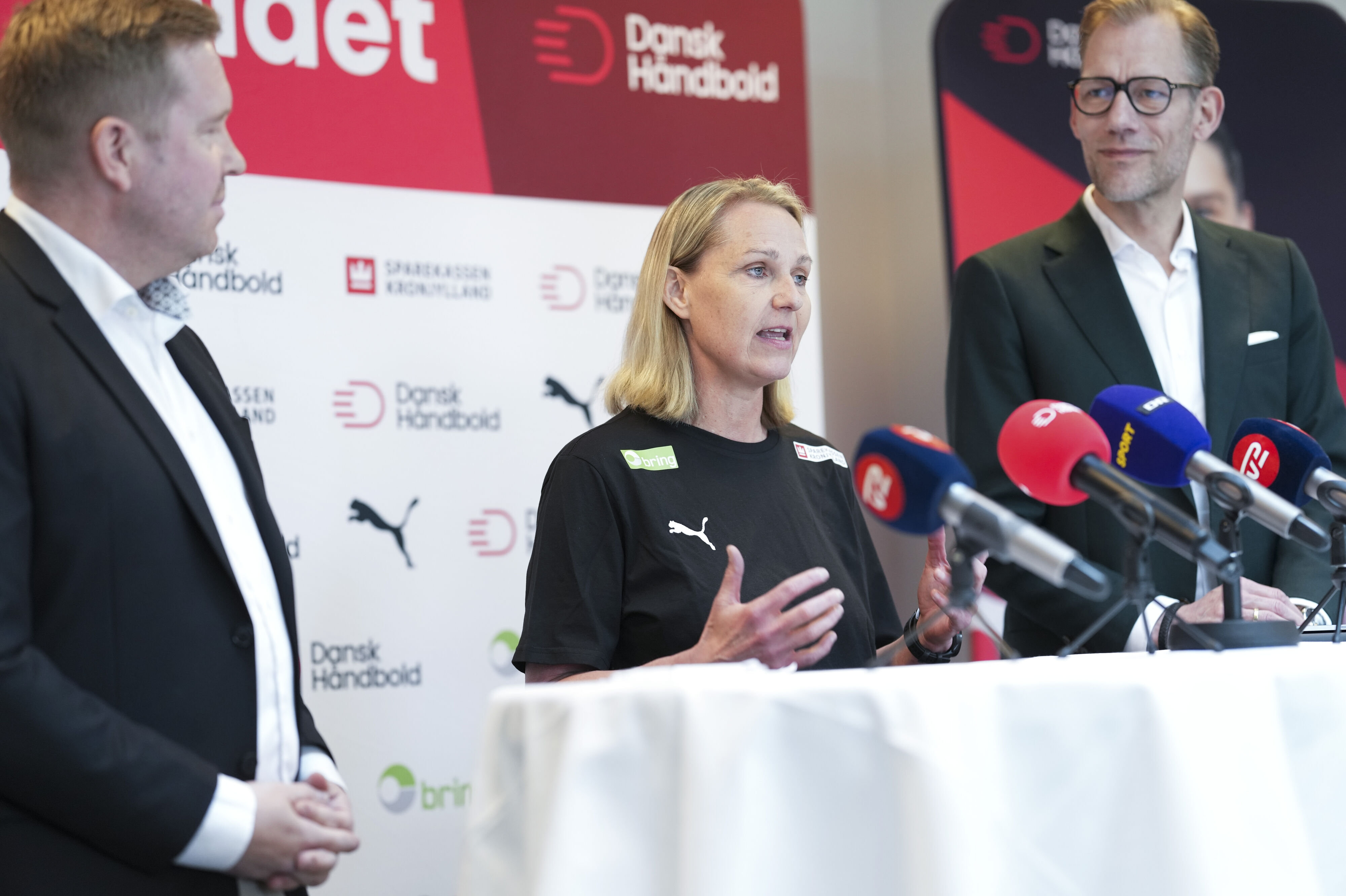 Helle Thomsen blev præsenteret som landstræner i april. (Arkivfoto).