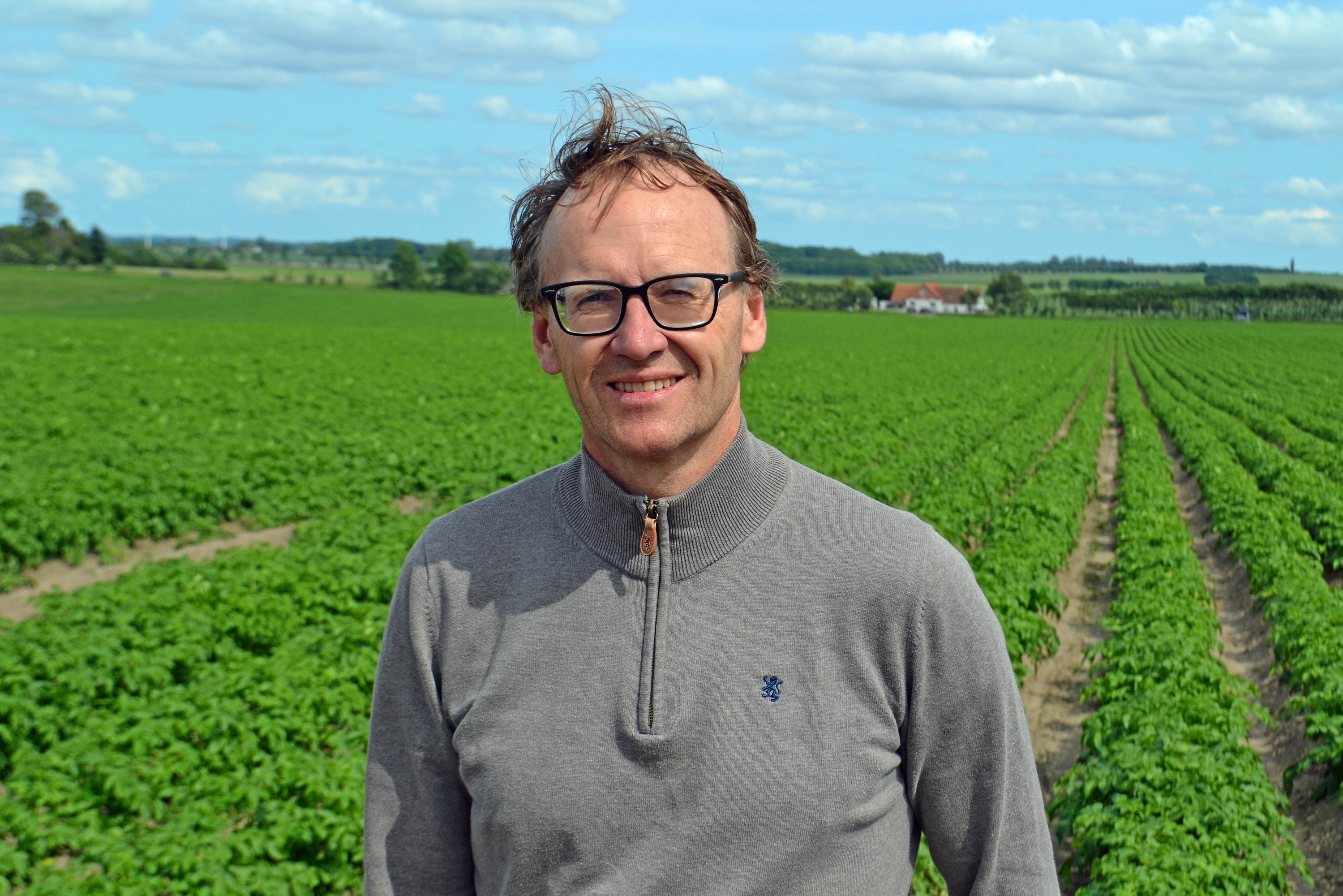 Ulrik Olbjørn, Projektchef ved CO2 Storage Kalundborg, ved det område i Snertinge, hvor man håber at kunne opføre testanlægget. - Thomas Rye Ulrik Olbjørn, Projektchef ved CO2 Storage Kalundborg, ved det område i Snertinge, hvor man håber at kunne opføre testanlægget.