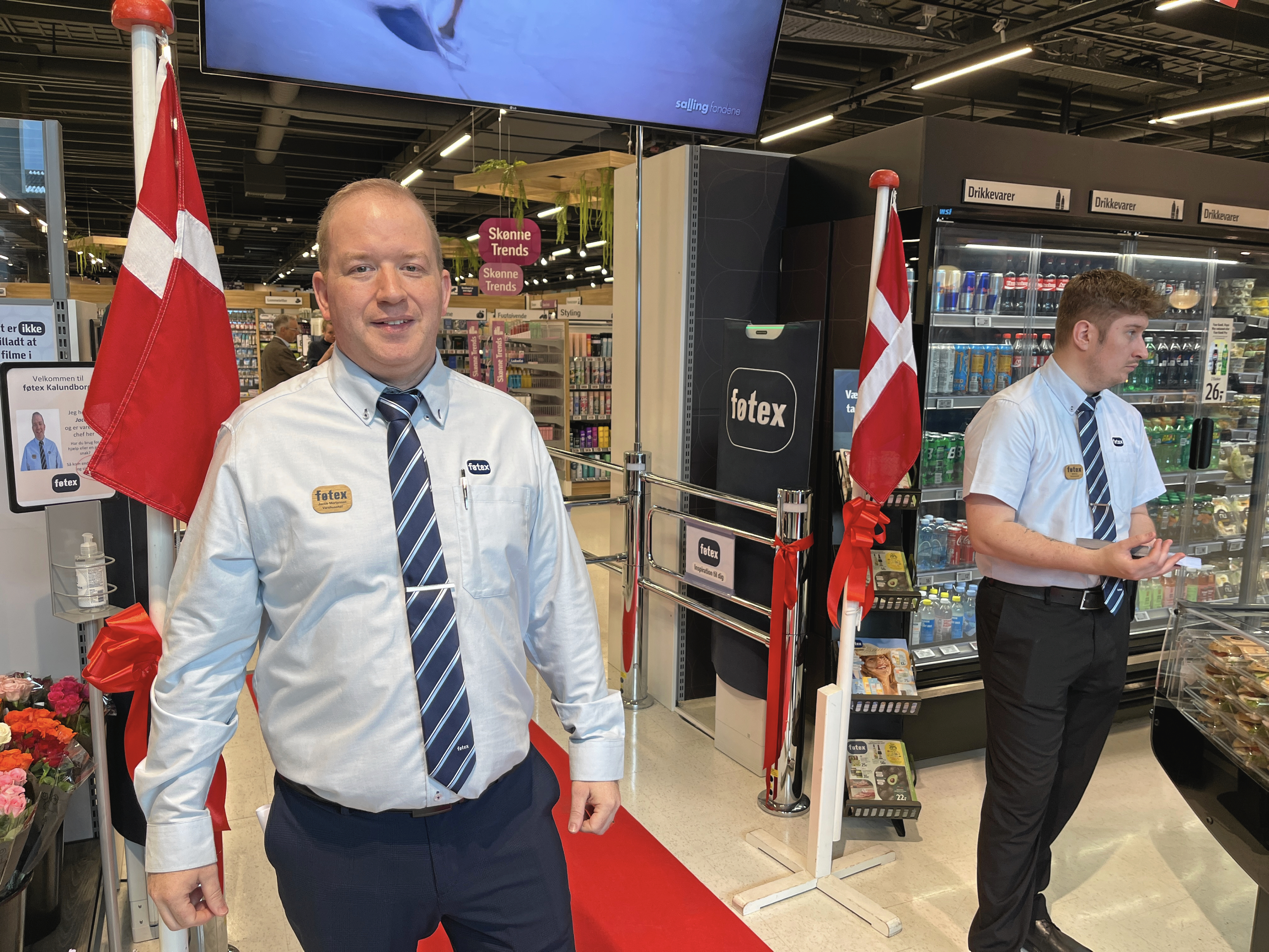 Føtex Kalundborg med varehuschef Jacob Vesterbæk Mortensen i spidsen er 'genåbnet' efter en større renovering af butikken.