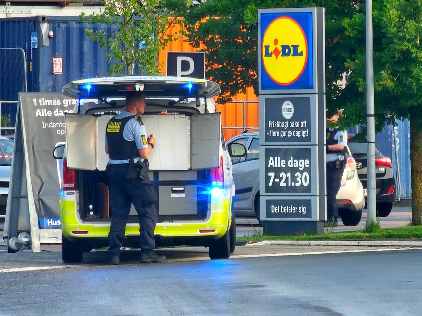 Manden blev stukket ned i Roskilde på Københavnsvej