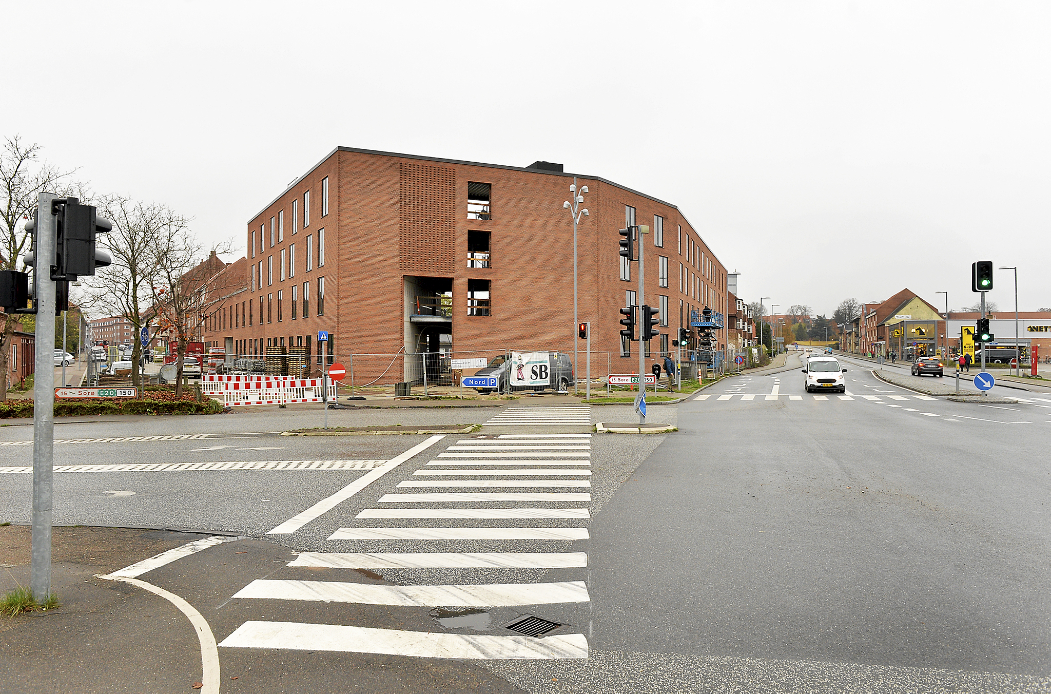 Politiet kan bekræft, at de lørdag aften var til stede på Næstvedvej i Ringsted.