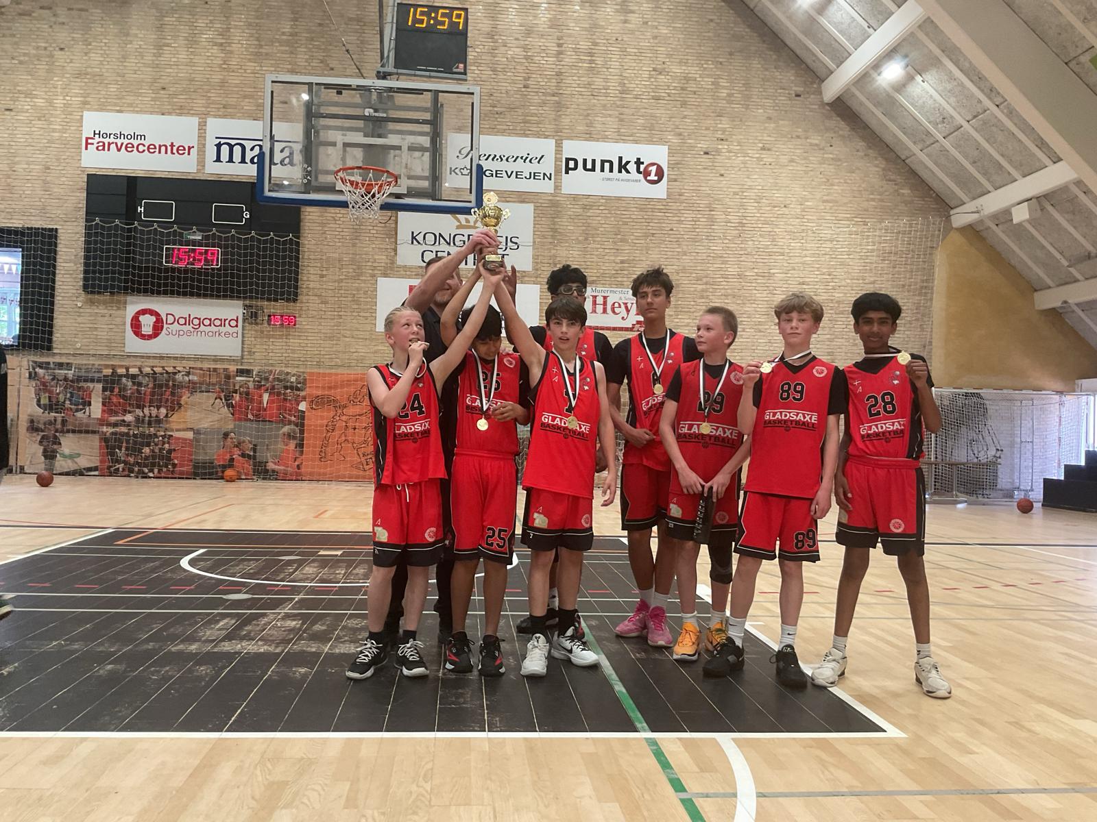 Gladsaxe Basketball kunne denne måned fejre en stor sejr.