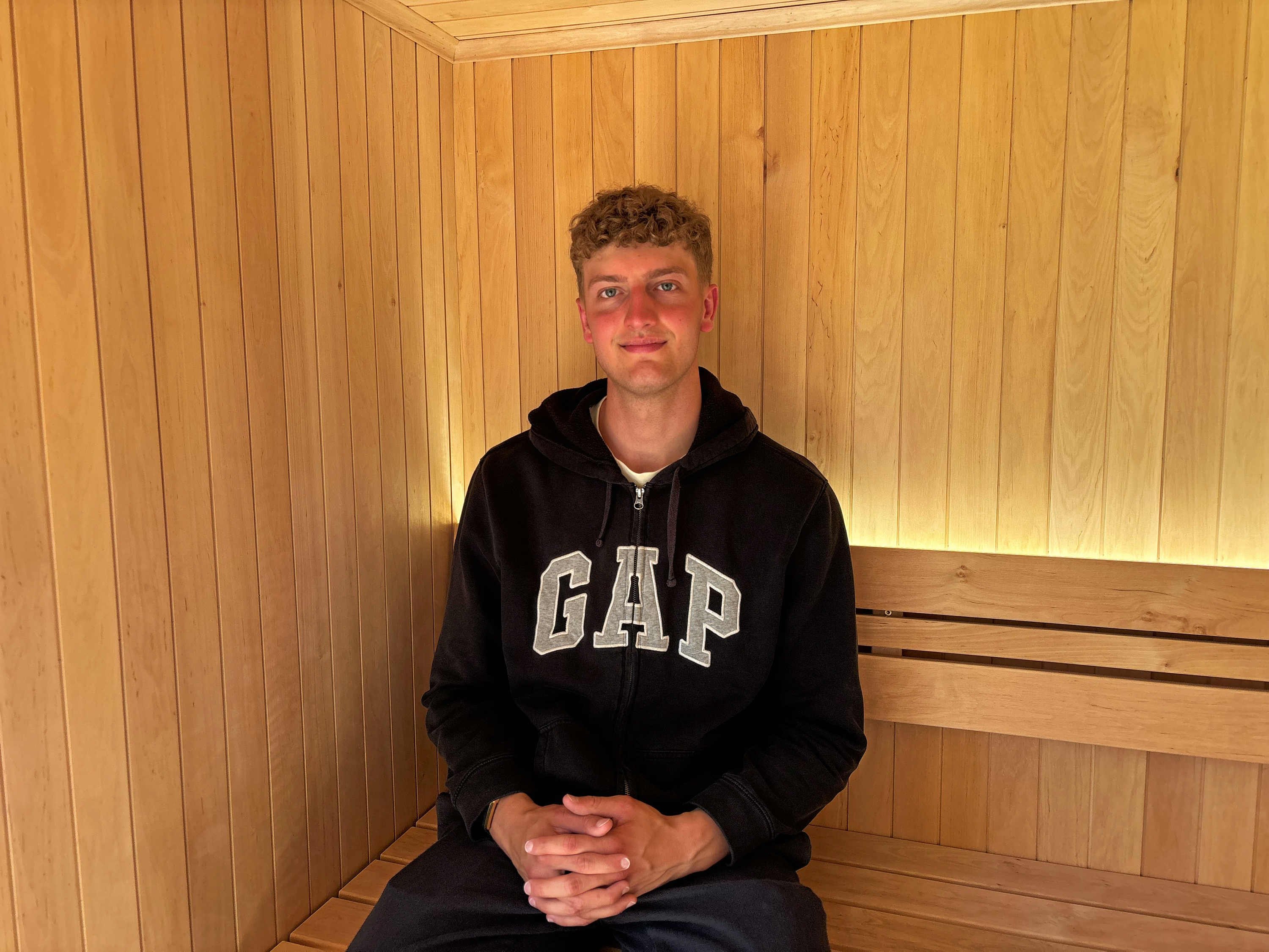21-årige Lukas Sander Dose fra Søborg har selv gået til saunagus, siden han var 18 år.