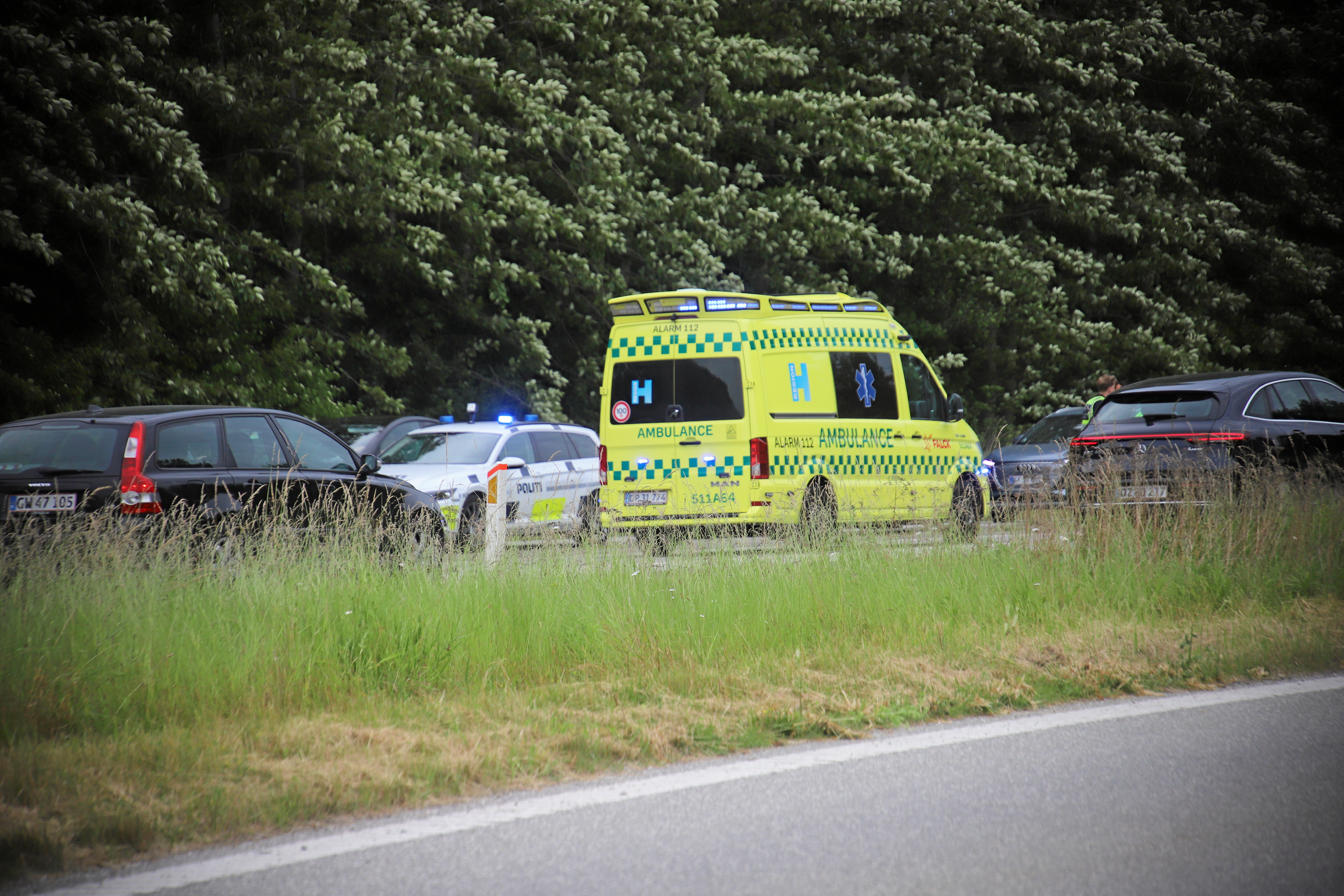 Både tirsdag og onsdag måtte Hillerødmotorvejens forlængelse lukkes på grund af ulykker.