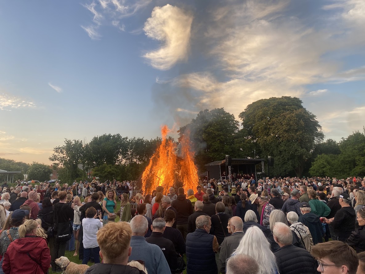 Sankthansbål i Byparken
