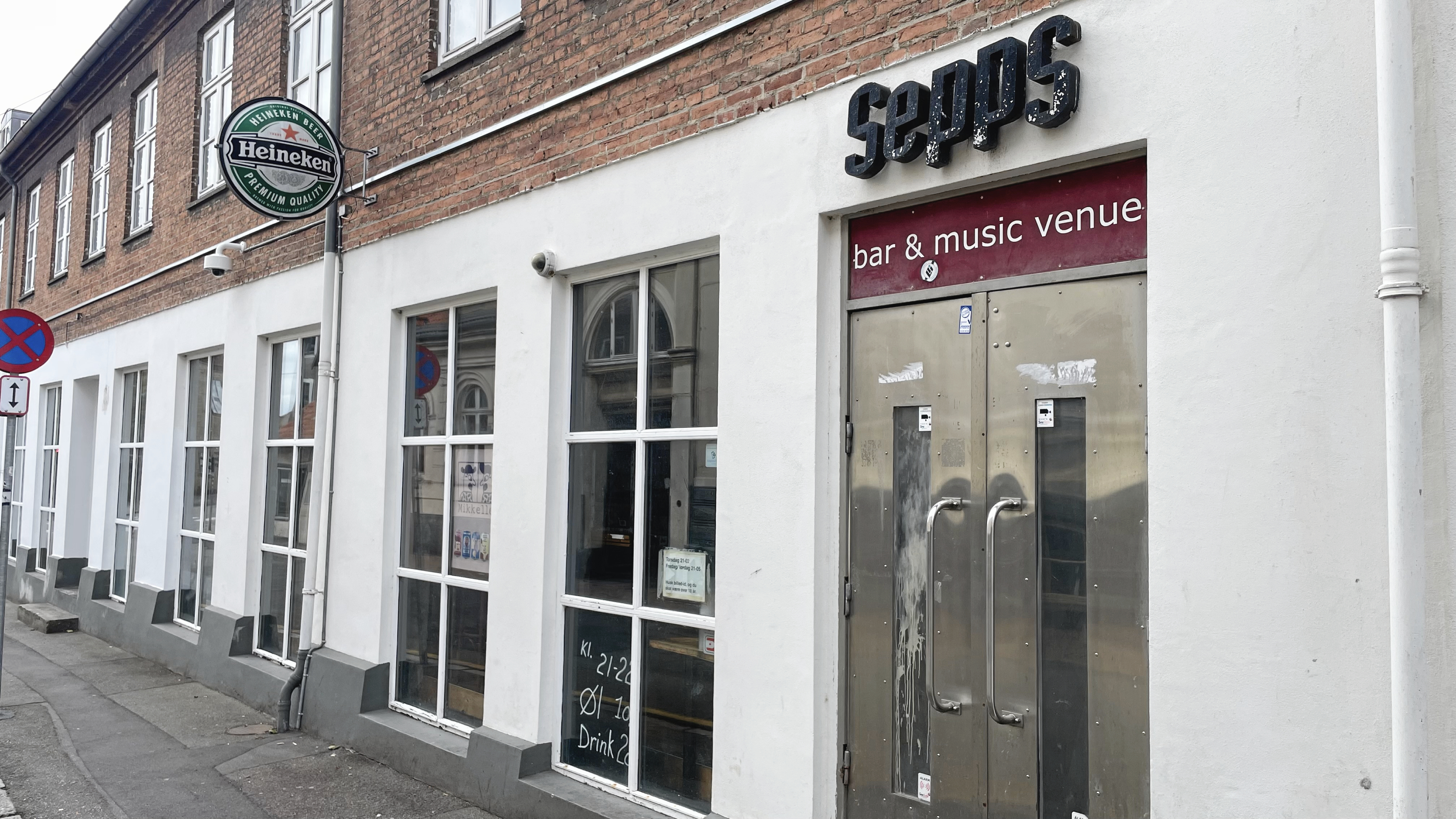 Cafe Sepps i Slagelse er blevet sat til salg.
