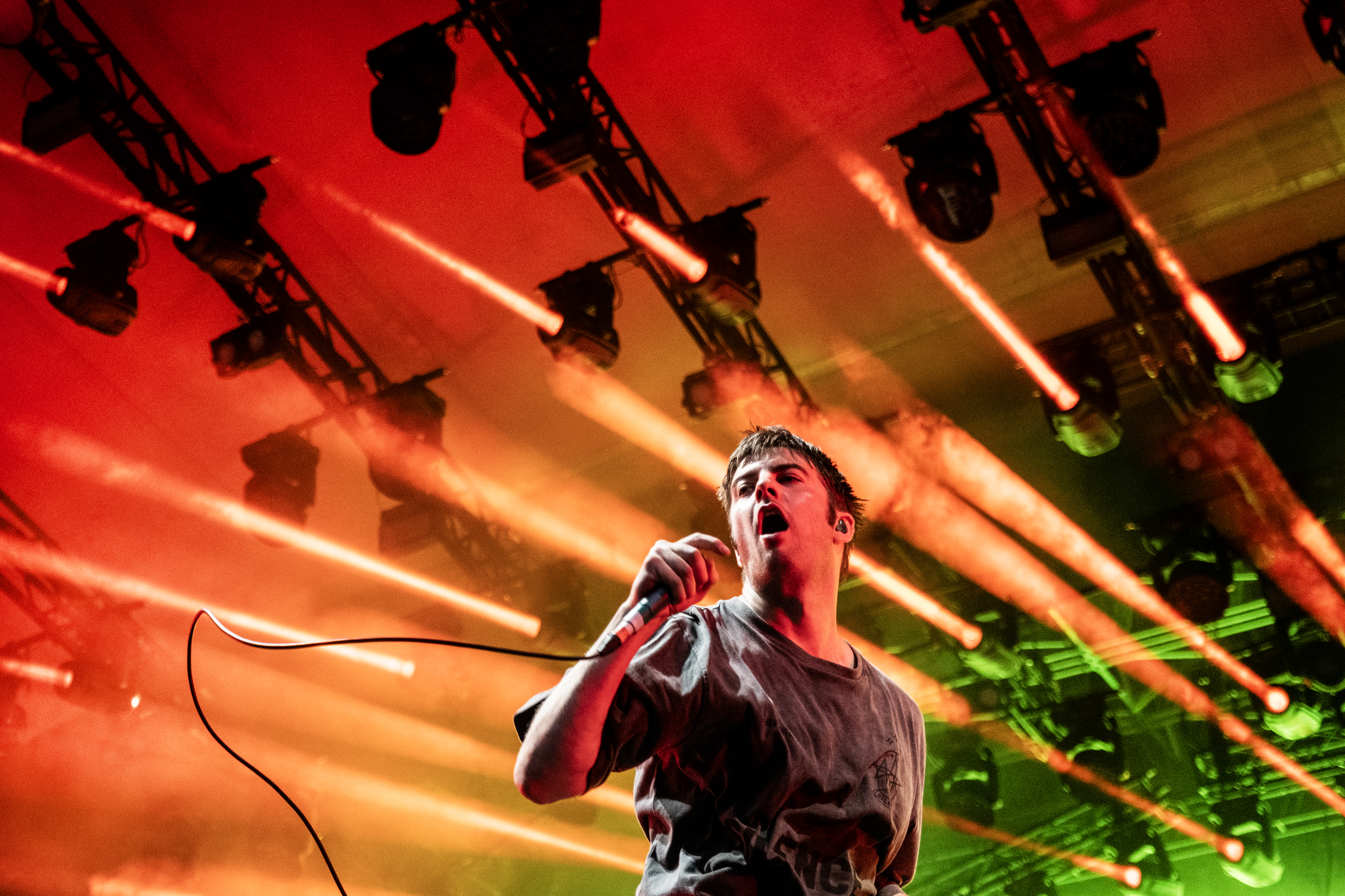 Fontaines D.C. under deres koncert på Orange Scene den 2. juli.
