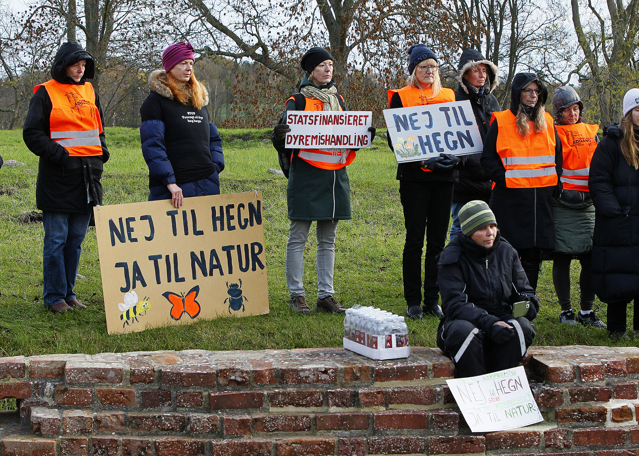 Det er langt fra nyt med lokal modstand mod naturnationalparken. Her ved Søborg Sø i 2022, hvor daværende miljøminister Lea Wermelin (S) var på besøg.