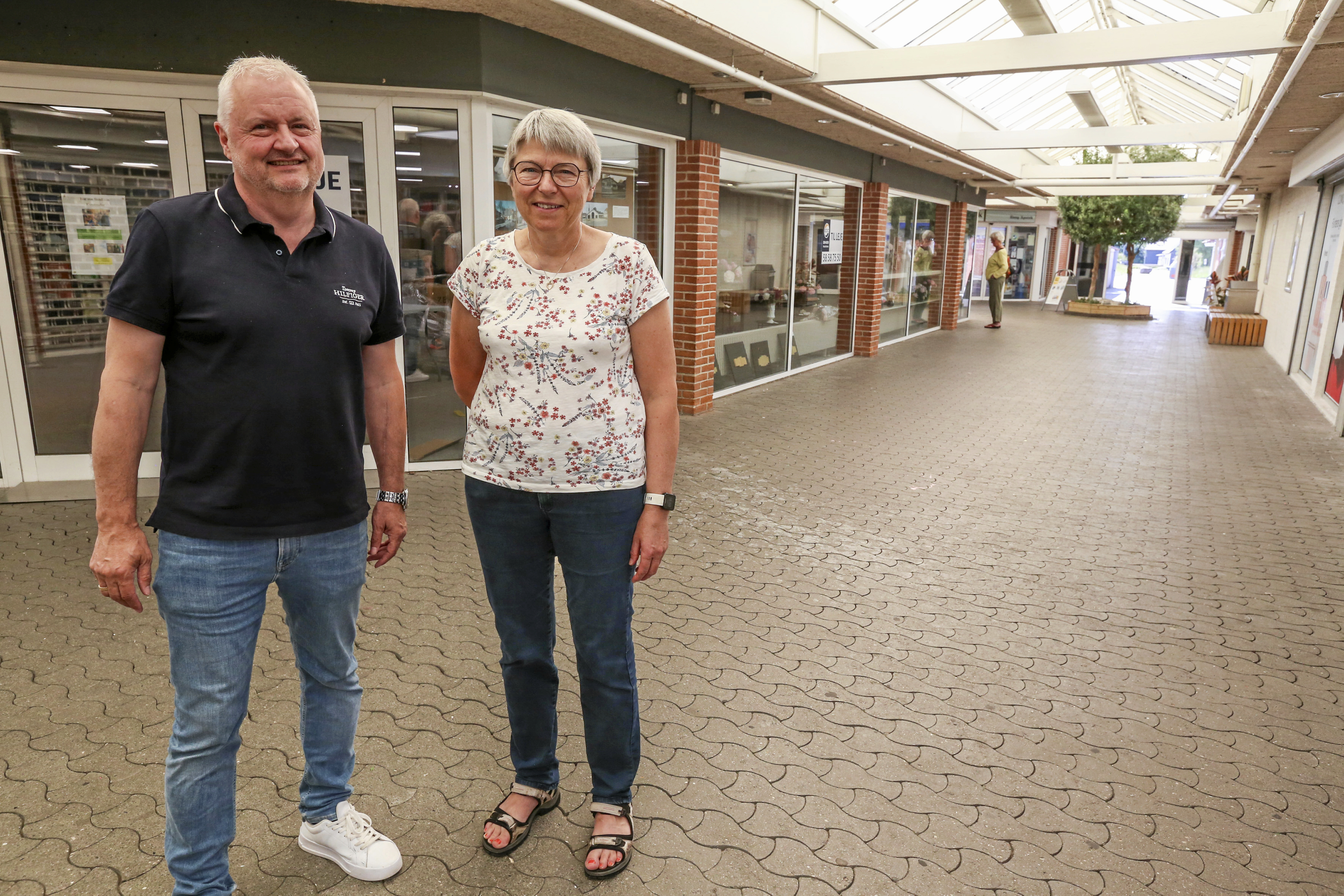 Peter Joensen og Laila Lyng Madsen fra styregruppen i Folkemøde Kalundborg i Høng er stort set klar med programmet.