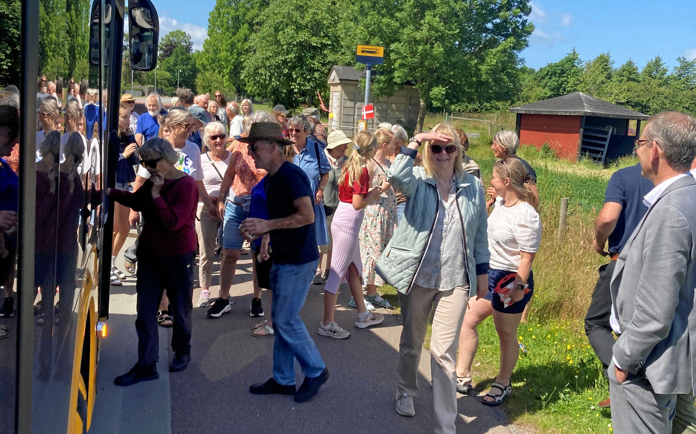 Den nye rute blev velmodtaget af passagerne.