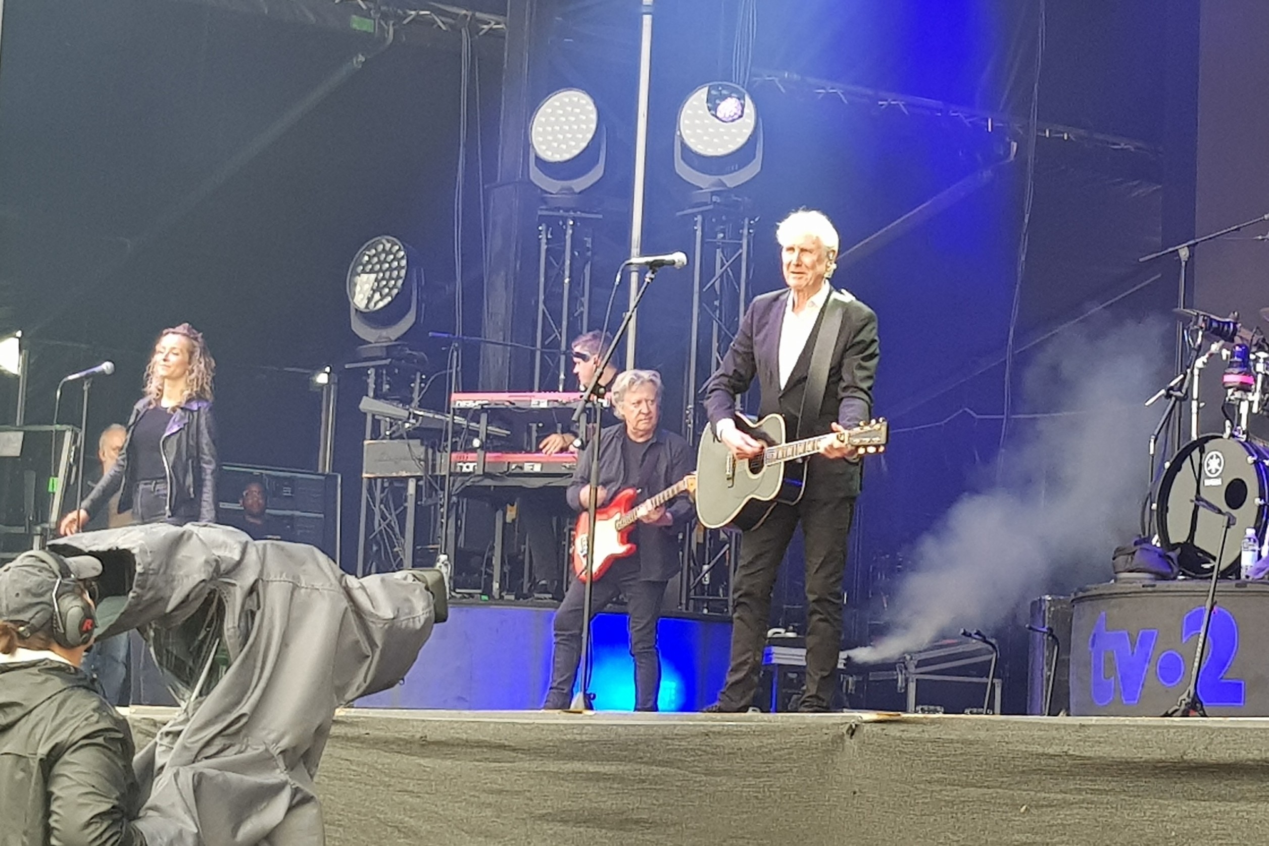 Steffen Brandt var traditionen tro en finurlig frontmand for "Danmarks Kedeligste Orkester".