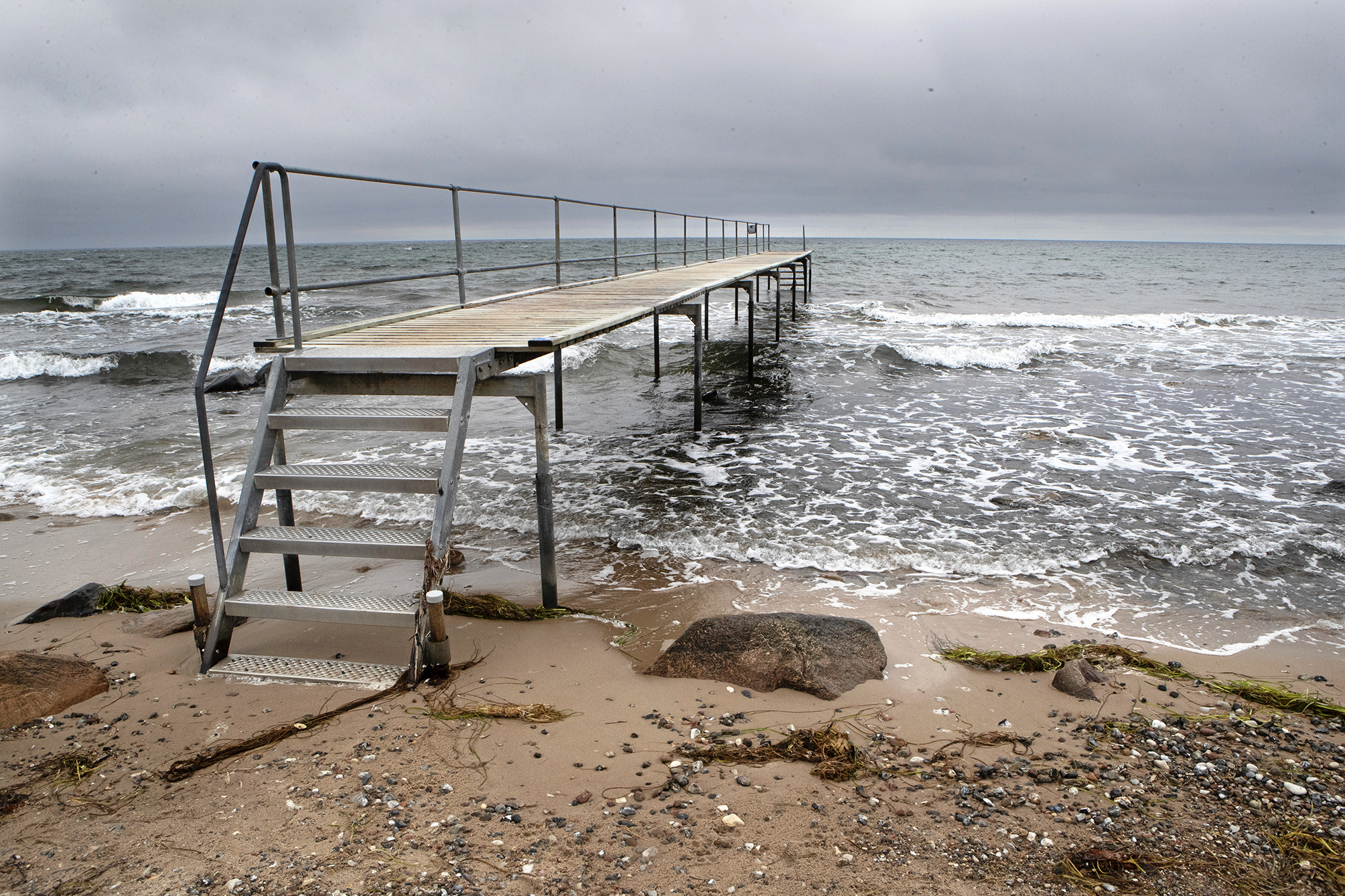 Smidstrup Strand er en af de fire strande, hvor badning i øjeblikket frarådes grundet lortebakterier i vandet.